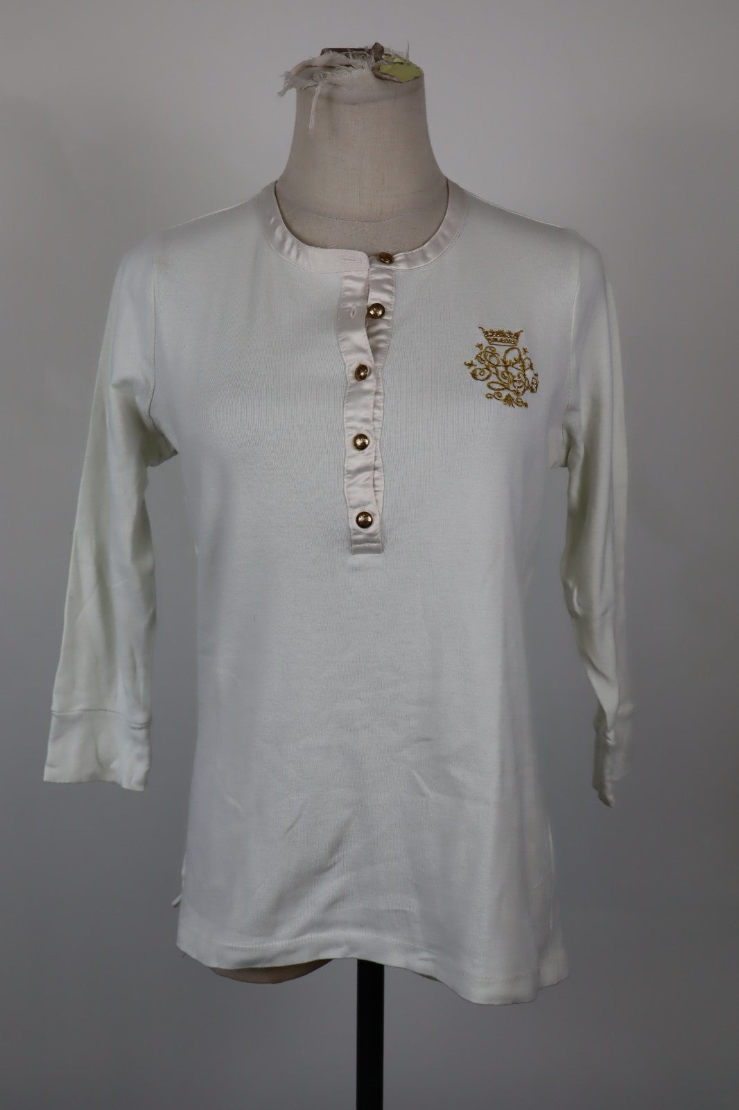 LAUREN RALPH LAUREN  MAGLIA DONNA TG. M WOMAN CASUAL VINTAGE T-SHIRT