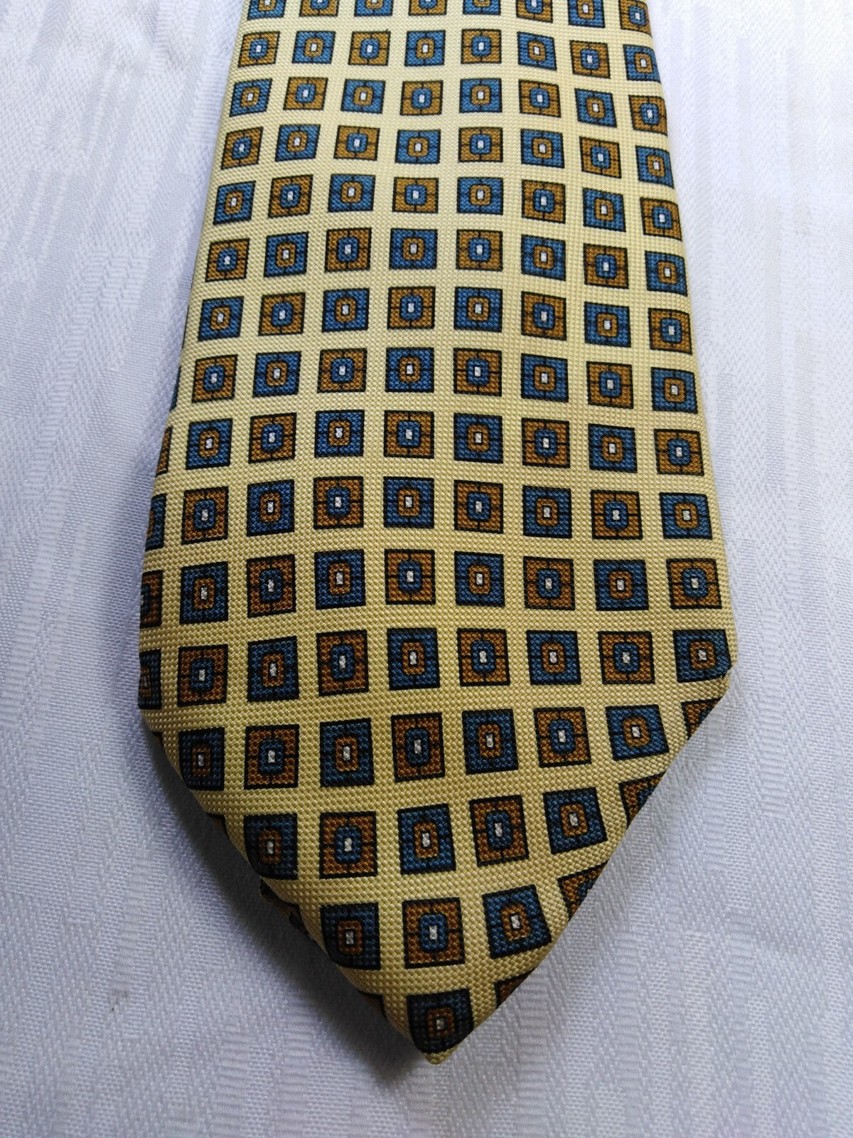 CRAVATTERIA DEL CORSO  SILK TIE SETA CRAVATTA NECKTIE ITALY SELF TIPPED