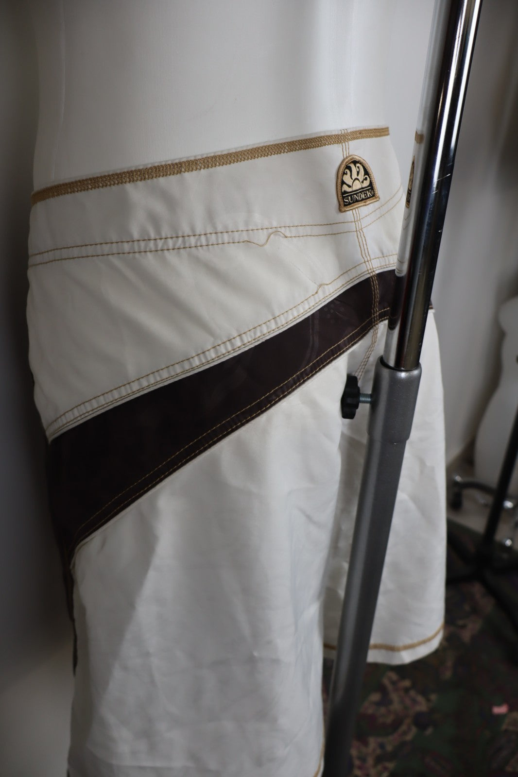 SUNDEK COSTUME PANTALONCINO MARE UOMO TG 37 MEN SWIMSUIT VINTAGE CASUAL