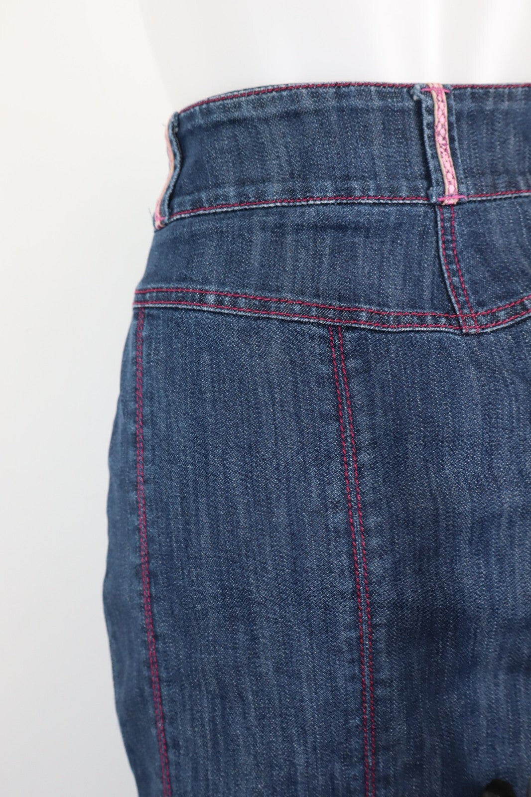 ROCCOBAROCCO JEANS GONNA DENIM DONNA WOMAN SKIRT Tg. 44 CASUAL VINTAGE COTONE