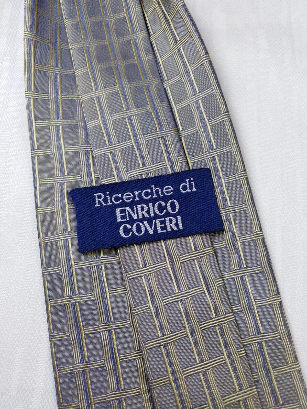 ENRICO COVERI 100% SETA SILK  TIE CRAVATTA NECKTIE ITALY VINTAGE CLASSIC