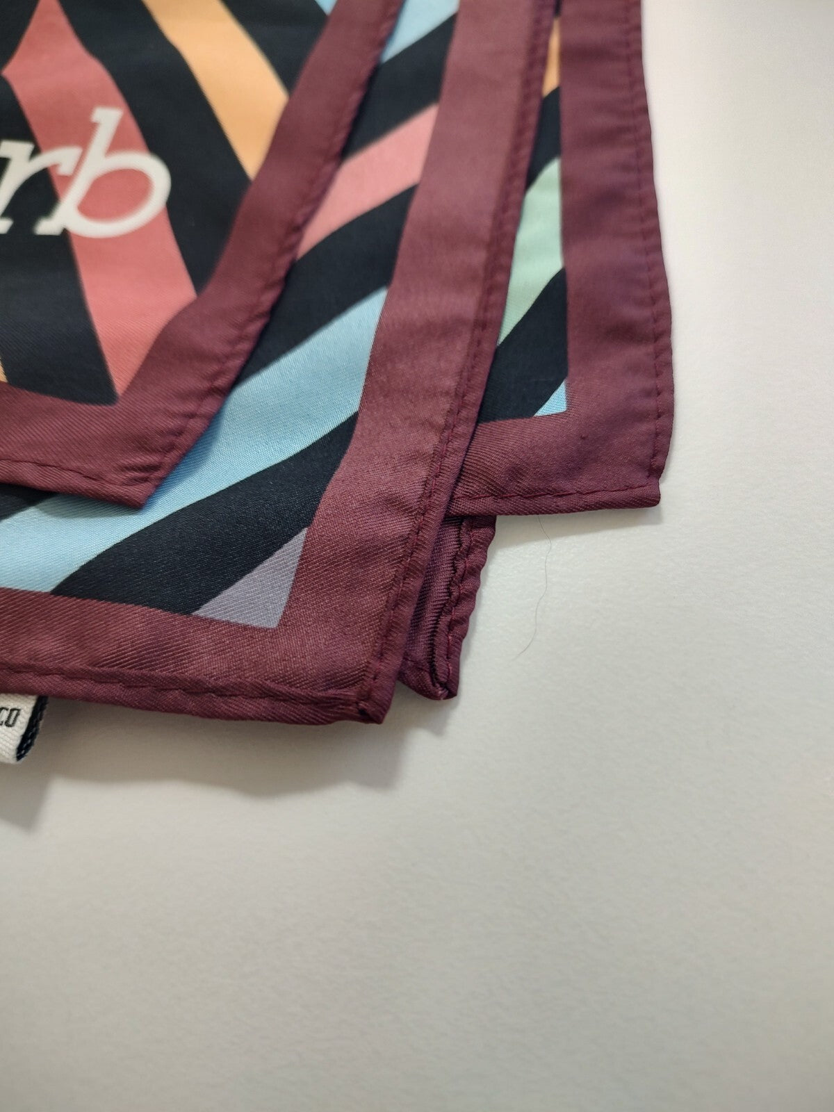 ROCCOBAROCCO FOULARD SETA SCARVES SCARF SQUARE MADE ITALY