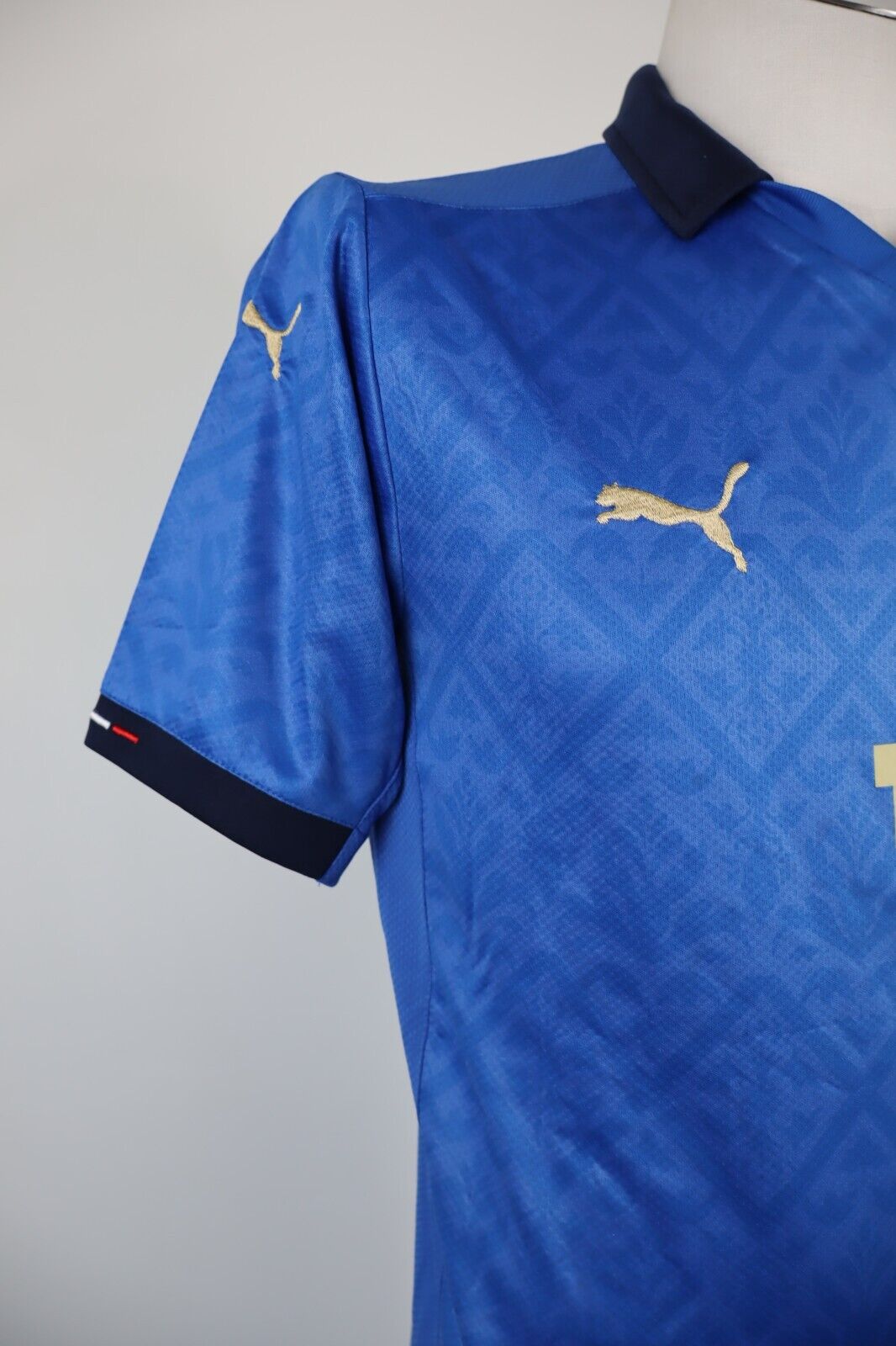 PUMA ITALIA IMMOBILE N 17 MAGLIA CALCIO UOMO Tg M SHIRT SOCCER SPORT AUTOGRAFO