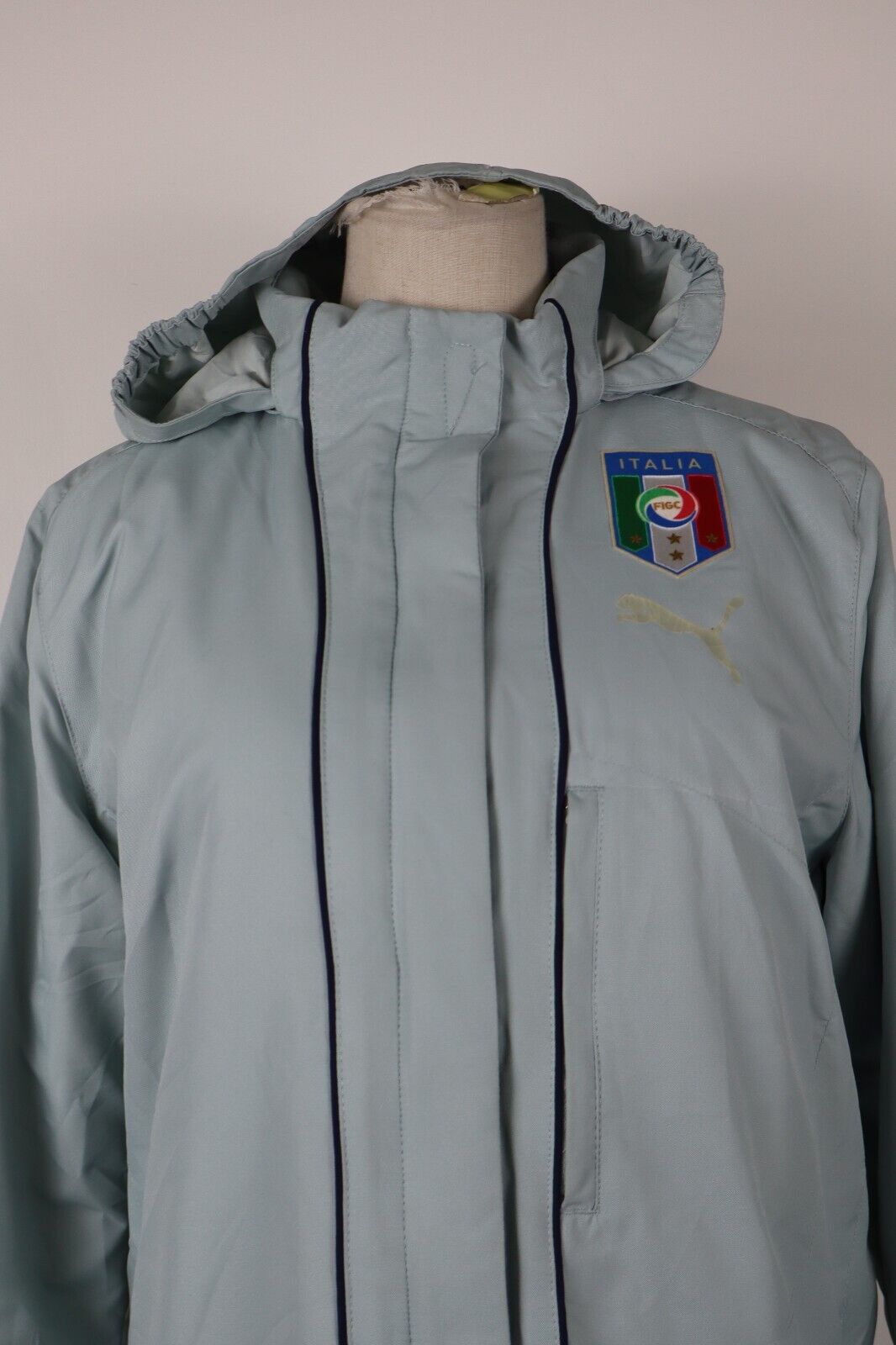 PUMA ITALIA FIGC GIUBBINO DONNA Tg. 44 WOMEN IMBOTTITO JACKET CALCIO SPORT