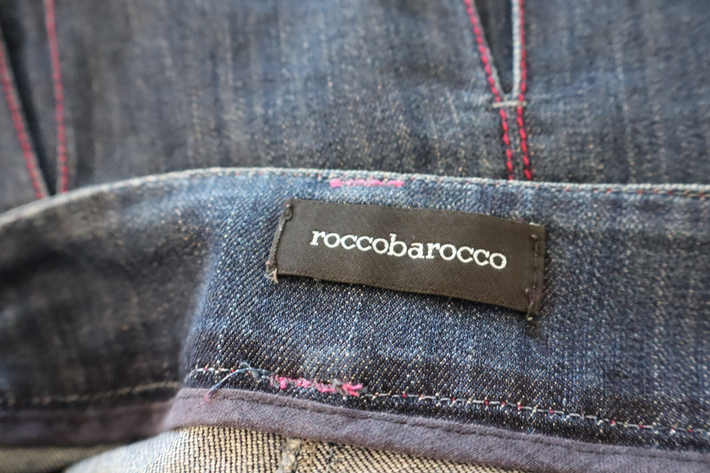 ROCCOBAROCCO JEANS GONNA DENIM DONNA WOMAN SKIRT Tg. 44 CASUAL VINTAGE COTONE