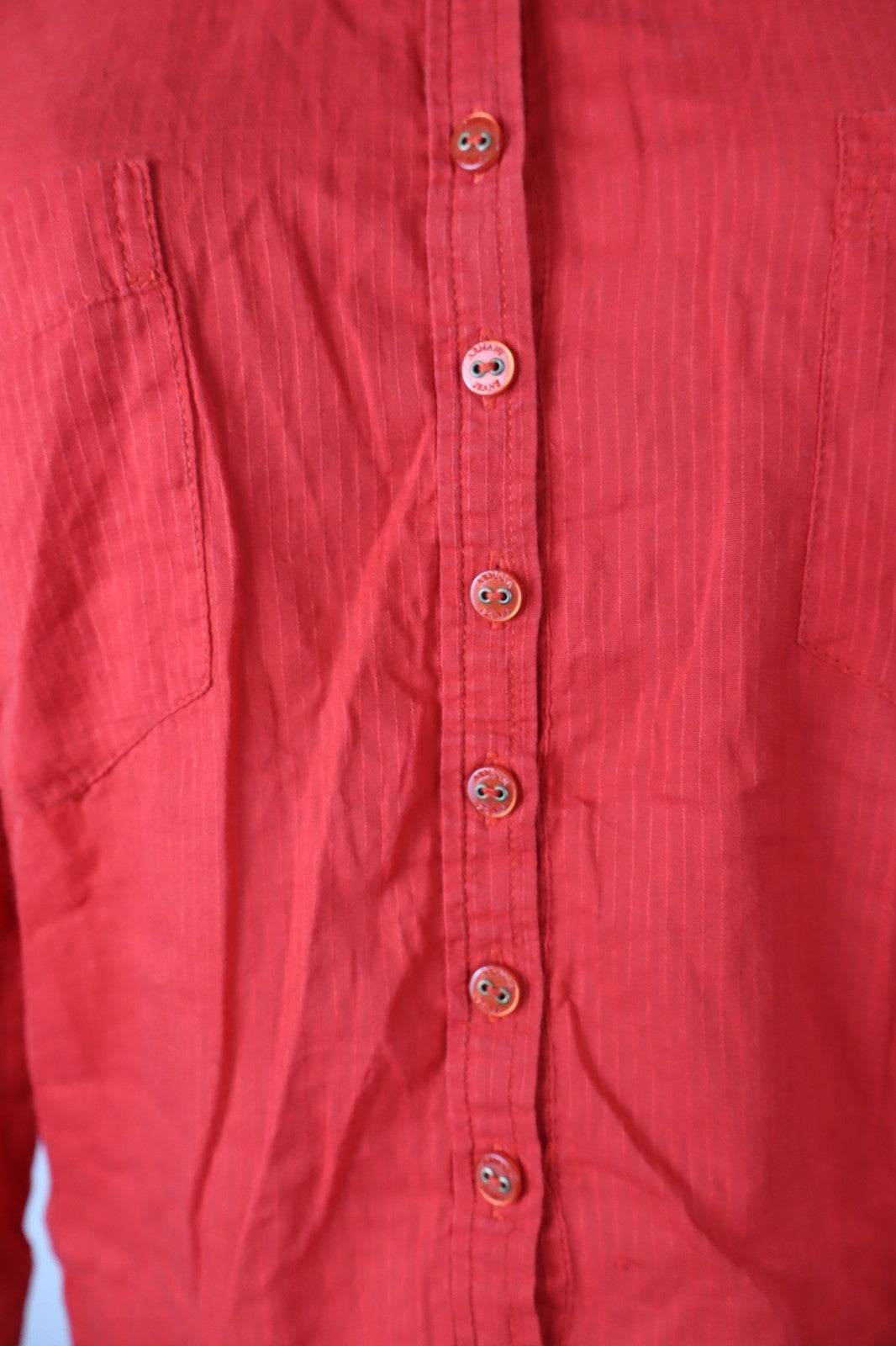AJ ARMANI JEANS CAMICIA DONNA TG. 48 WOMAN SHIRT CASUAL VINTAGE  COTONE BLUSA