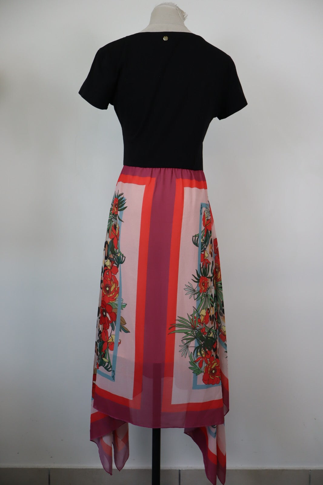 LIU JO VESTITO DONNA TG. 42 WOMAN CASUAL VINTAGE DRESS ABITO COTONE