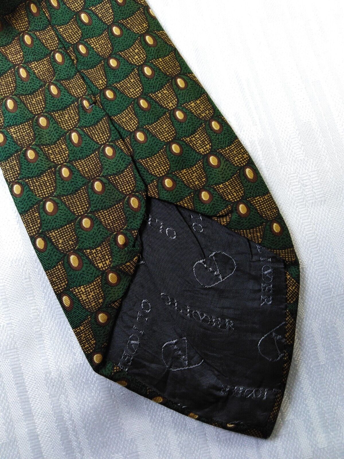 OLIVER by VALENTINO 100% SILK TIE SETA CRAVATTA NECKTIE MADE IN ITALY