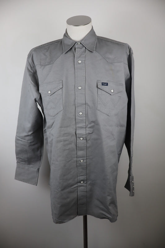 WRANGLER CAMICIA UOMO TG. XL REGULAR  MAN CASUAL VINTAGE SHIRT MANICA LUNGA