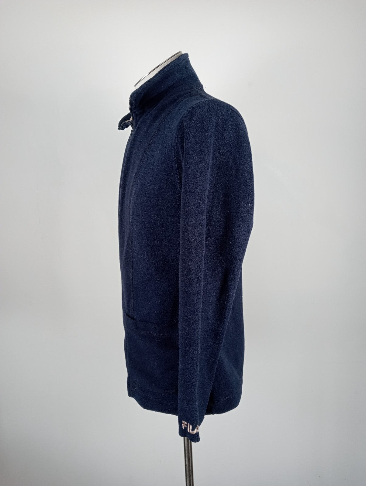 FILA FELPA MAGLIA ZIP UOMO TG 44 MAN SWEATSHIRT  JACKET CASUAL VINTAGE