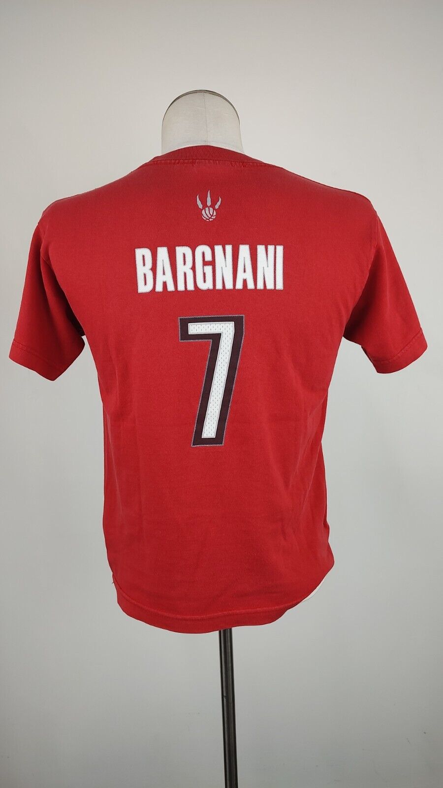 ADIDAS RAPTORS BARGNANI 7 MAGLIA RAGAZZO TG M MAN T-SHIRT BASKET NBA SPORT