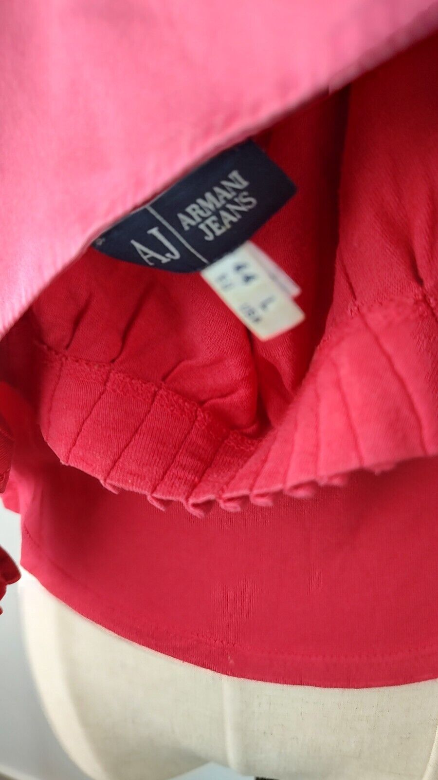 ARMANI JEANS VESTITO DONNA TG. 44 L WOMAN CASUAL VINTAGE DRESS MADE IN ITALY