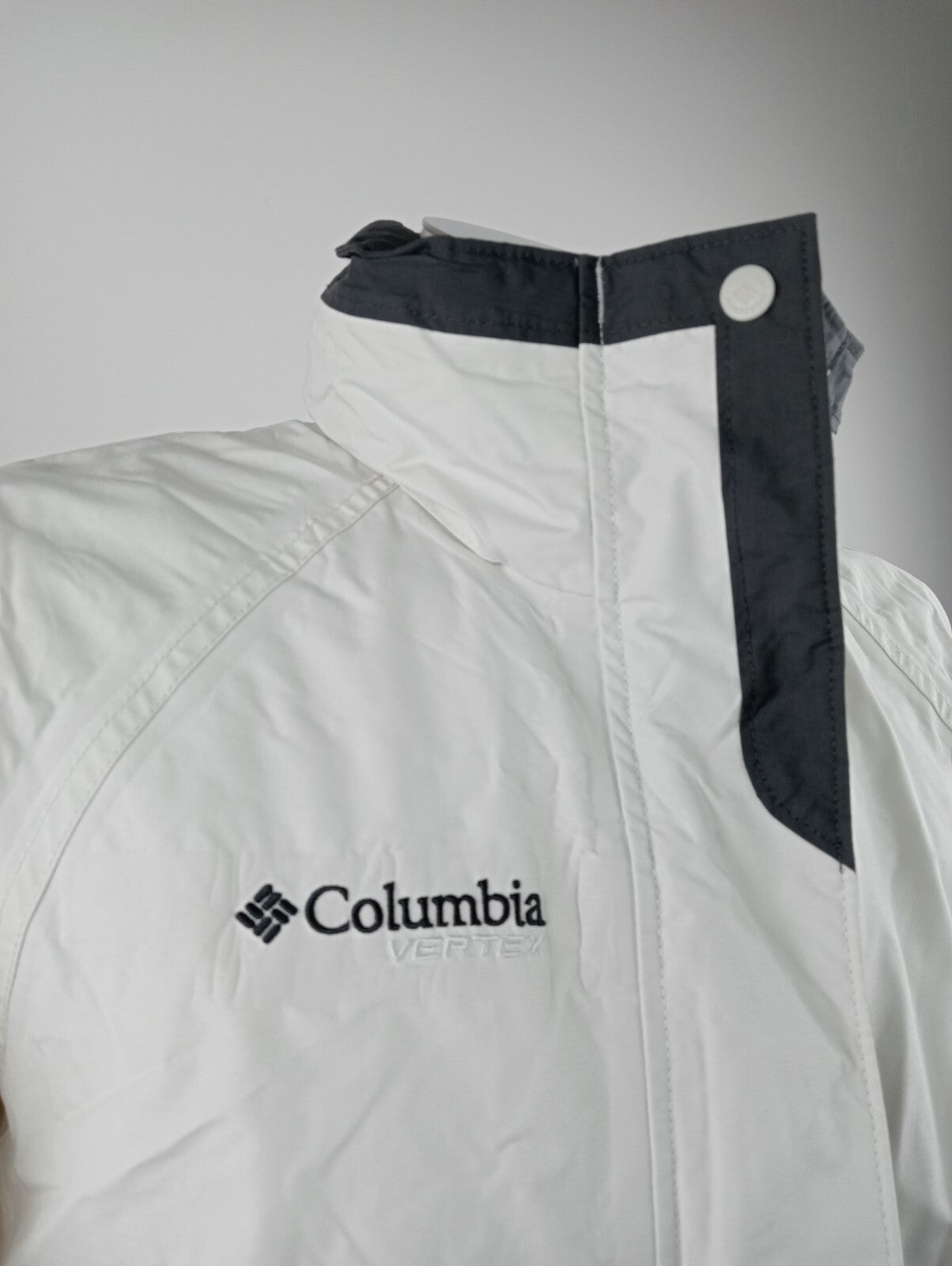 COLUMBIA GIUBBINO IMPERMEABILE WATERPROOF DONNA TG L WOMAN JACKET CASUAL VINTAGE