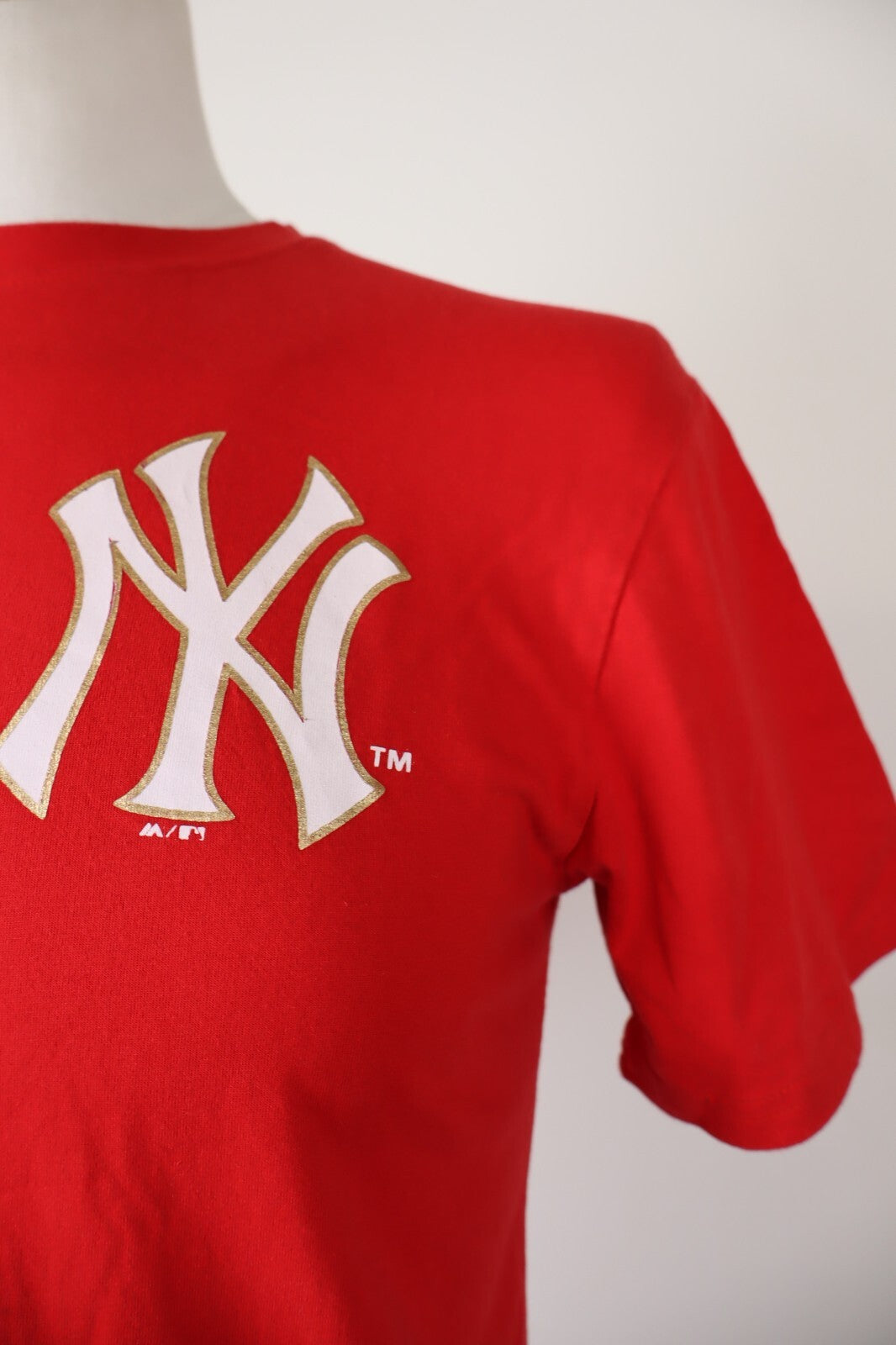 COOPERSTOWN MAJESTIC NY T-SHIRT BASEBALL UOMO MAGLIA Tg S MAN SPORT COTONE