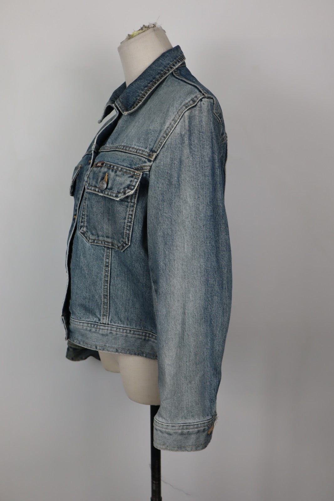 RIFLE GIACCA DONNA Tg M WOMAN CASUAL VINTAGE  JACKET  COTONE DENIM
