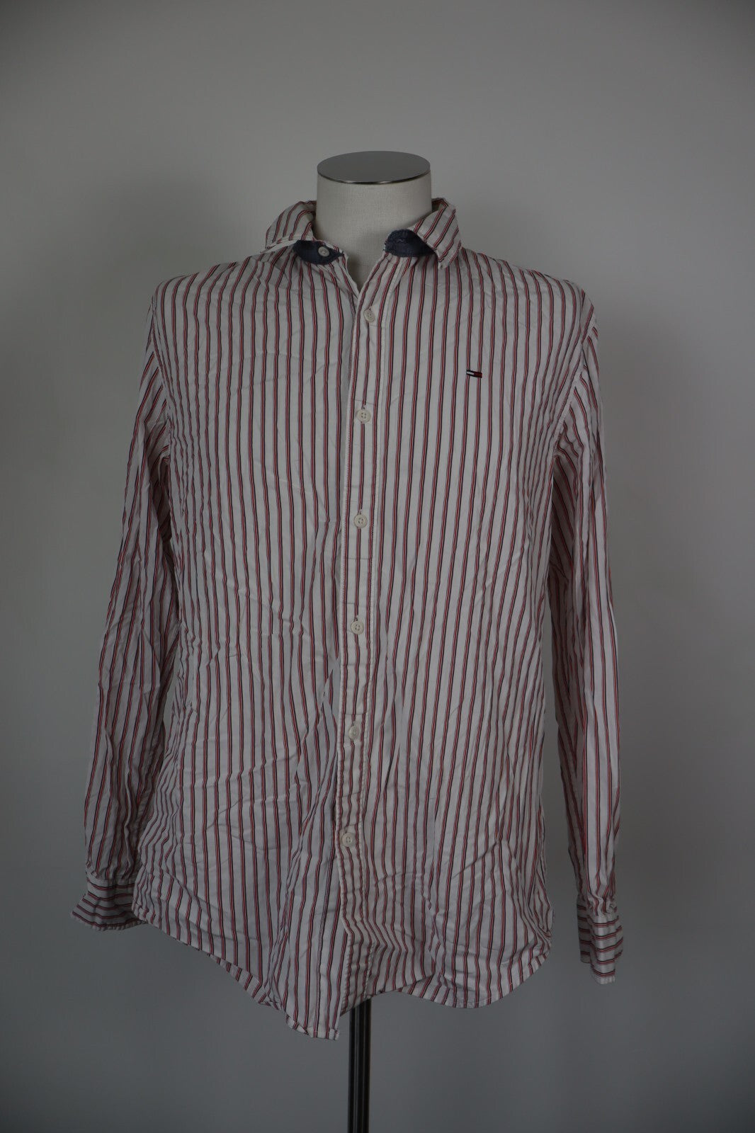 TOMMY HILFIGER CAMICIA UOMO COTONE TG. L MAN CASUAL VINTAGE COTTON SHIRT