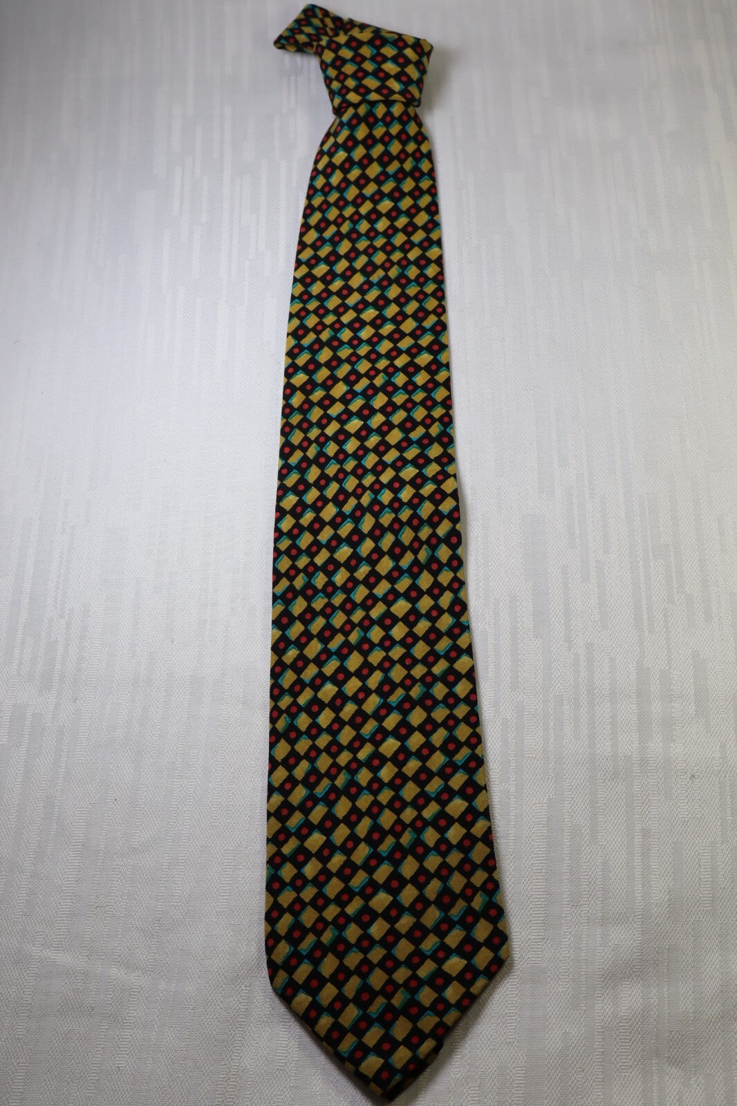 GIANFRANCO FERRE' 100% SETA SILK TIE CRAVATTA NECKTIE ITALY VINTAGE CLASSIC UOMO