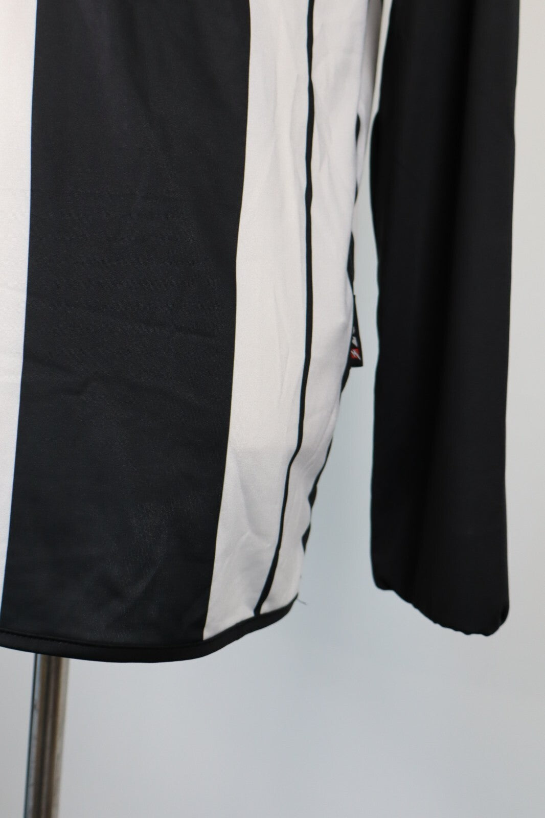 ZEUS SS NOLA N 18 MAGLIA CON ZIP CALCIO TRIKOT UOMO Tg M SOCCER JERSEY VINTAGE