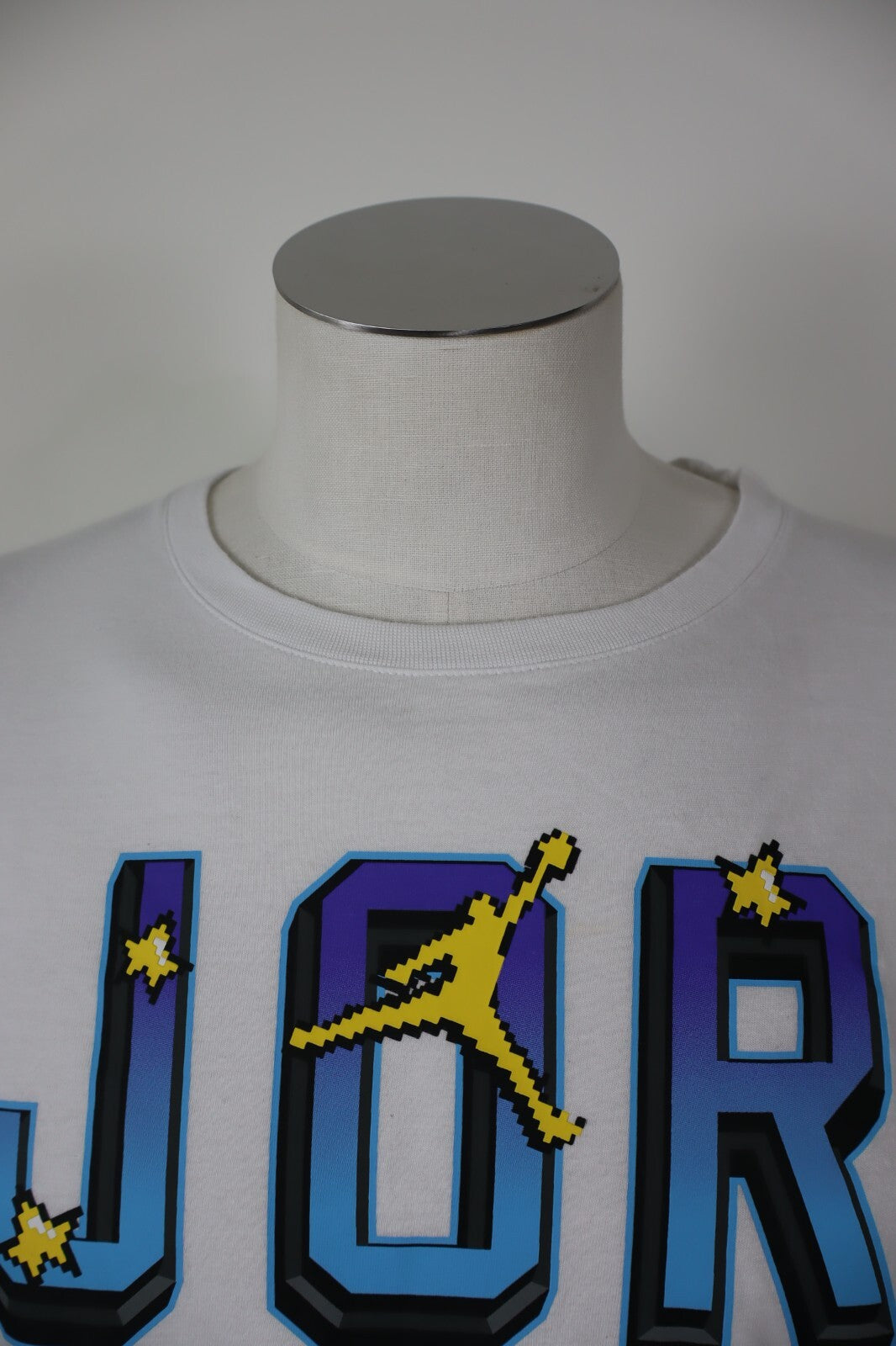 AIR JORDAN MAGLIA COTONE UOMO TG XL 15 ANNI MAN T-SHIRT CASUAL VINTAGE  RAGAZZO