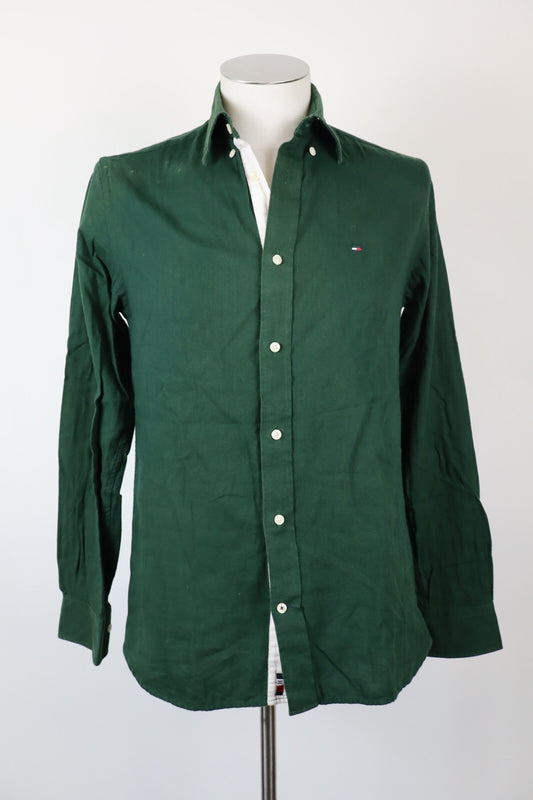 TOMMY HILFIGER CAMICIA UOMO TG. XS MAN CASUAL VINTAGE SHIRT COTONE CASHMERE