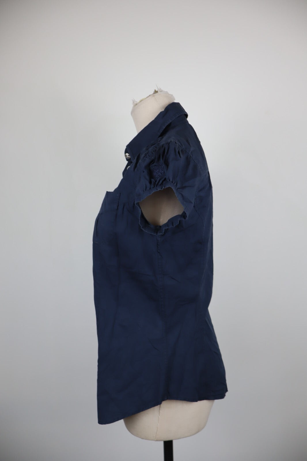 BLAUER CAMICIA DONNA TG. S WOMAN SHIRT CASUAL VINTAGE COTONE COTTON BOTTONI