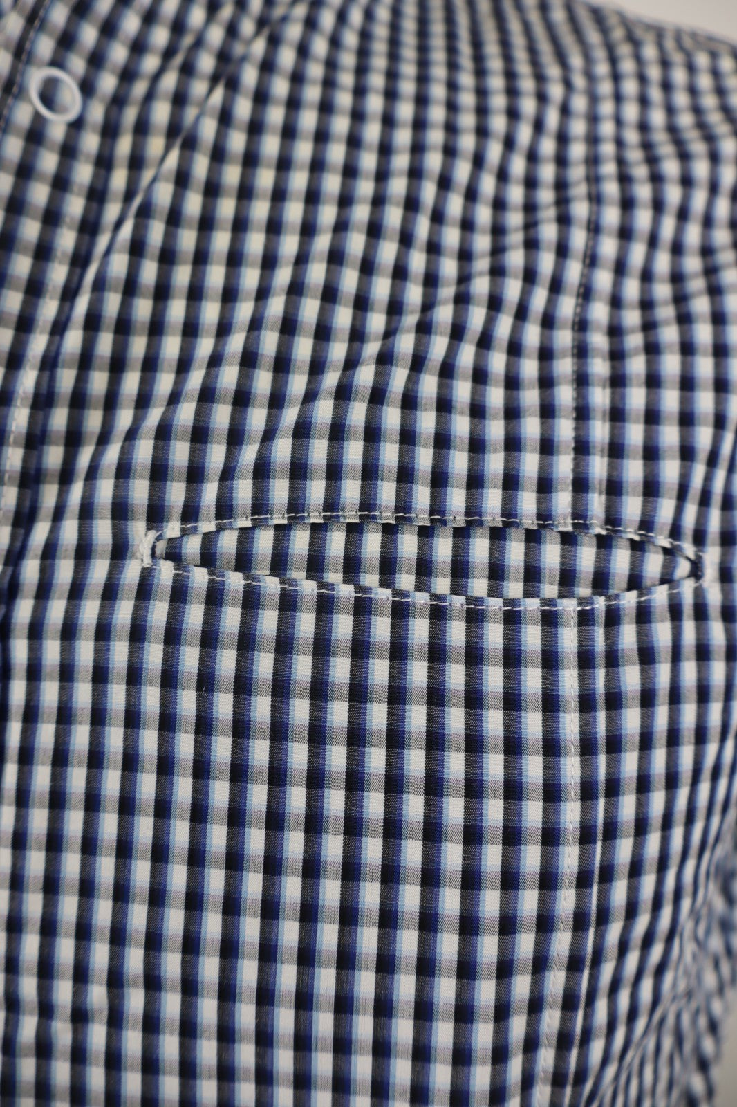 AJ ARMANI JEANS CAMICIA UOMO COTONE TG. M MAN CASUAL VINTAGE COTTON SHIRT LOGO