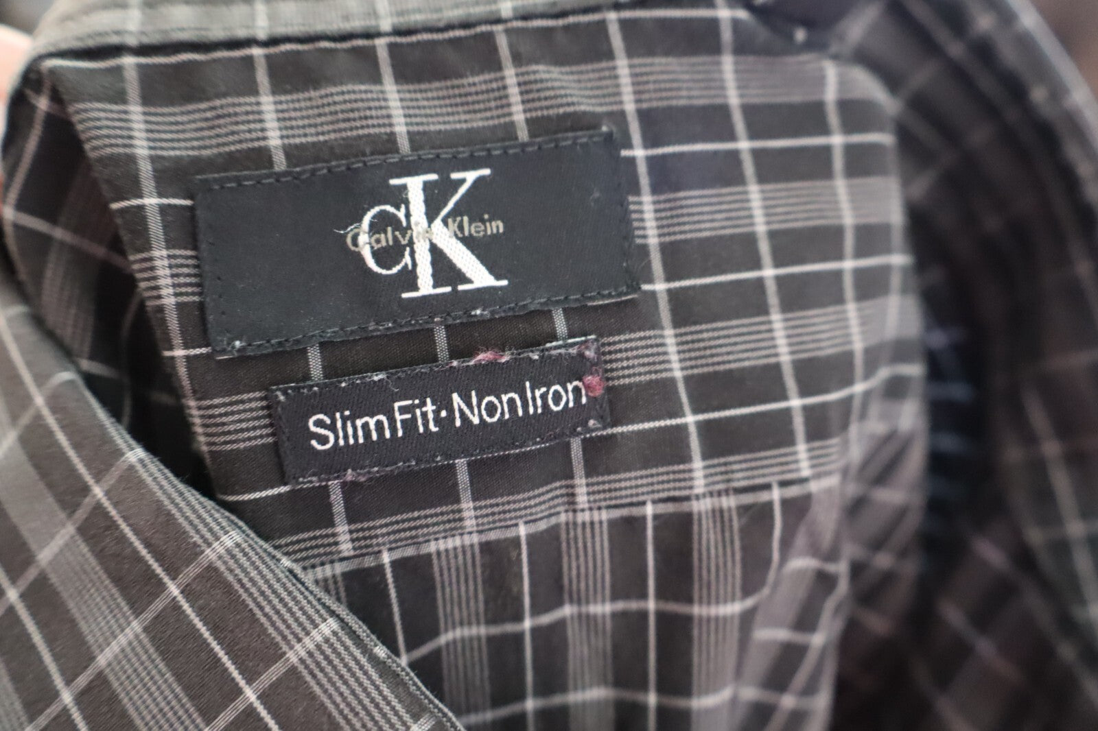 CALVIN KLEIN CAMICIA UOMO COTONE TG. L MAN CASUAL VINTAGE COTTON SHIRT