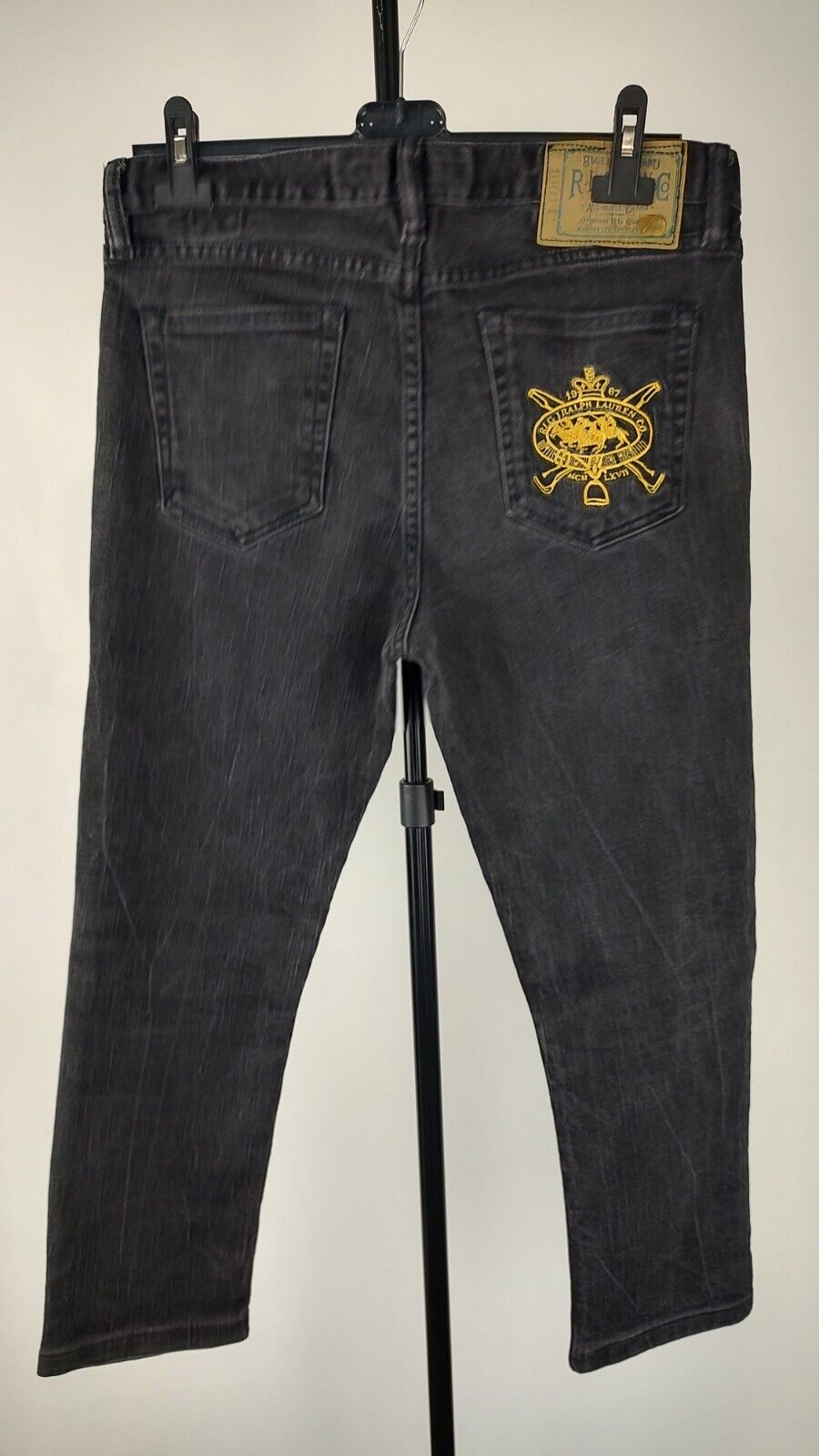 RALPH LAUREN SPORT PANTALONI JEANS UOMO TG W30 MAN PANTS CASUAL VINTAGE