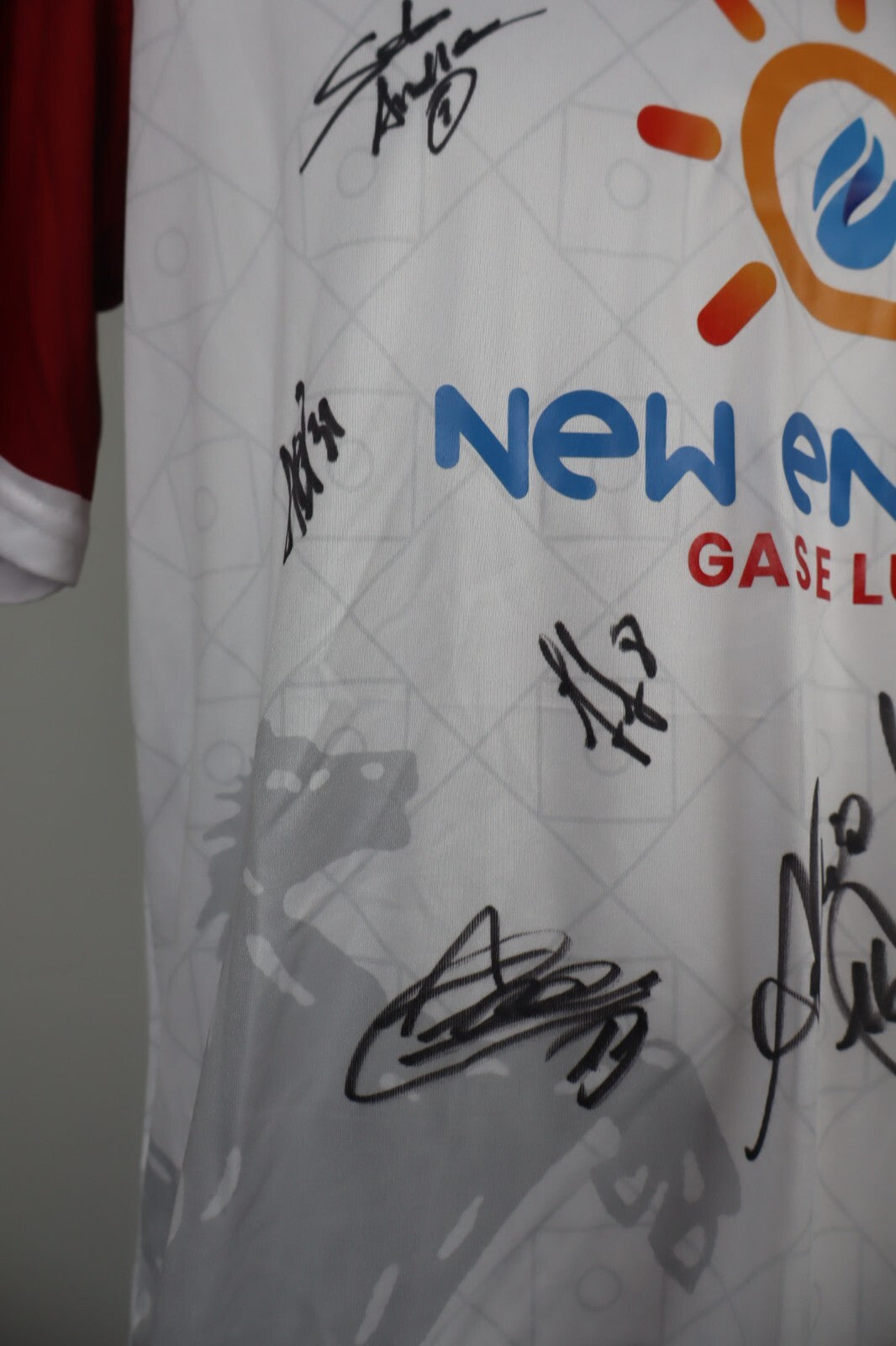 KAPPA SS AREZZO MAGLIA CALCIO UOMO Tg L SOCCER TRIKOT JERSEY SPORT AUTOGRAFATA