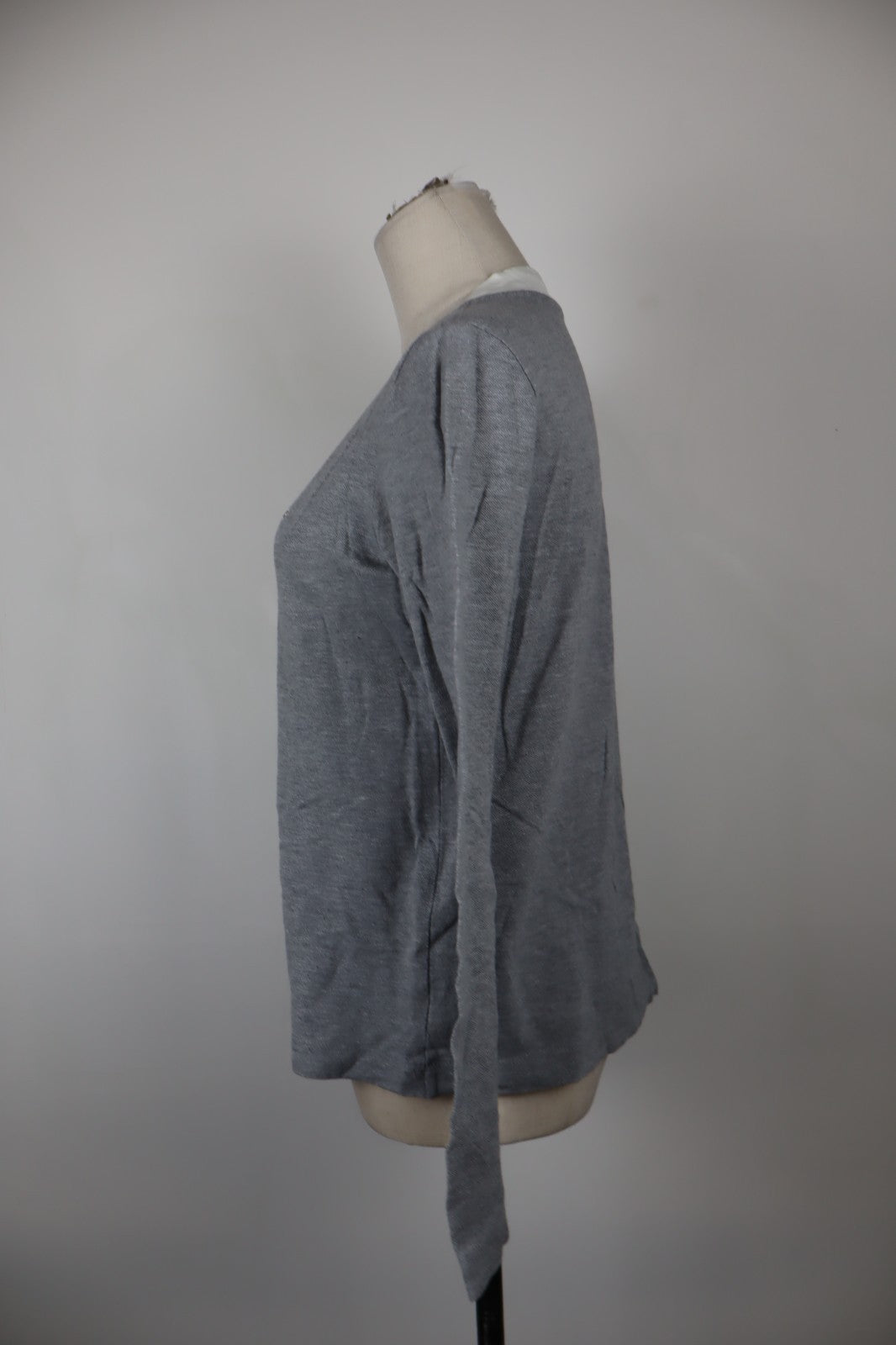 LACOSTE MAGLIA DONNA COTONE TG. 42 WOMAN SHIRT CASUAL VINTAGE MANICA LUNGA LOGO