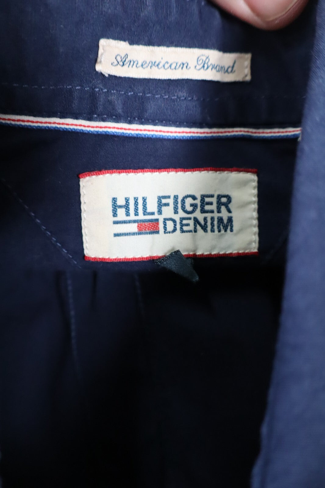 TOMMY HILFIGER CAMICIA UOMO TG. S MAN CASUAL VINTAGE SHIRT COTONE