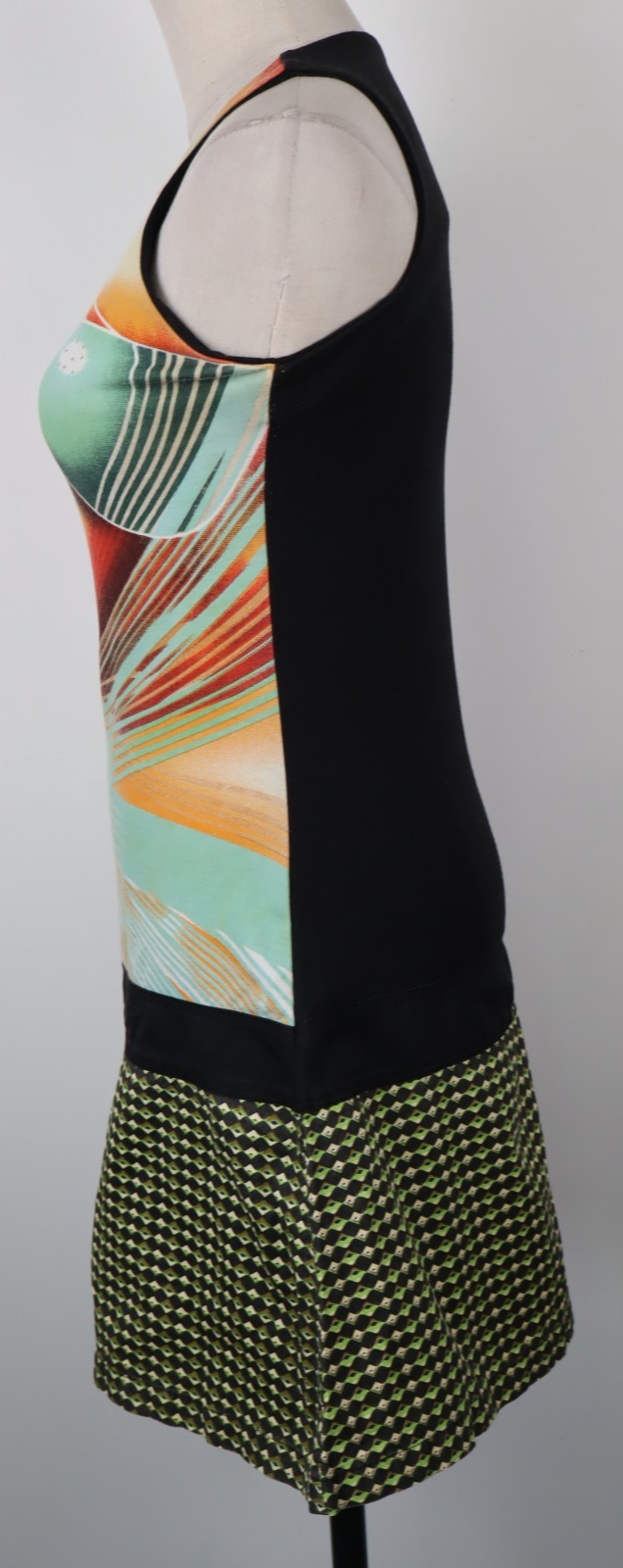 CUSTO BARCELONA VESTITO ABITO DONNA TG. S WOMAN CASUAL VINTAGE DRESS