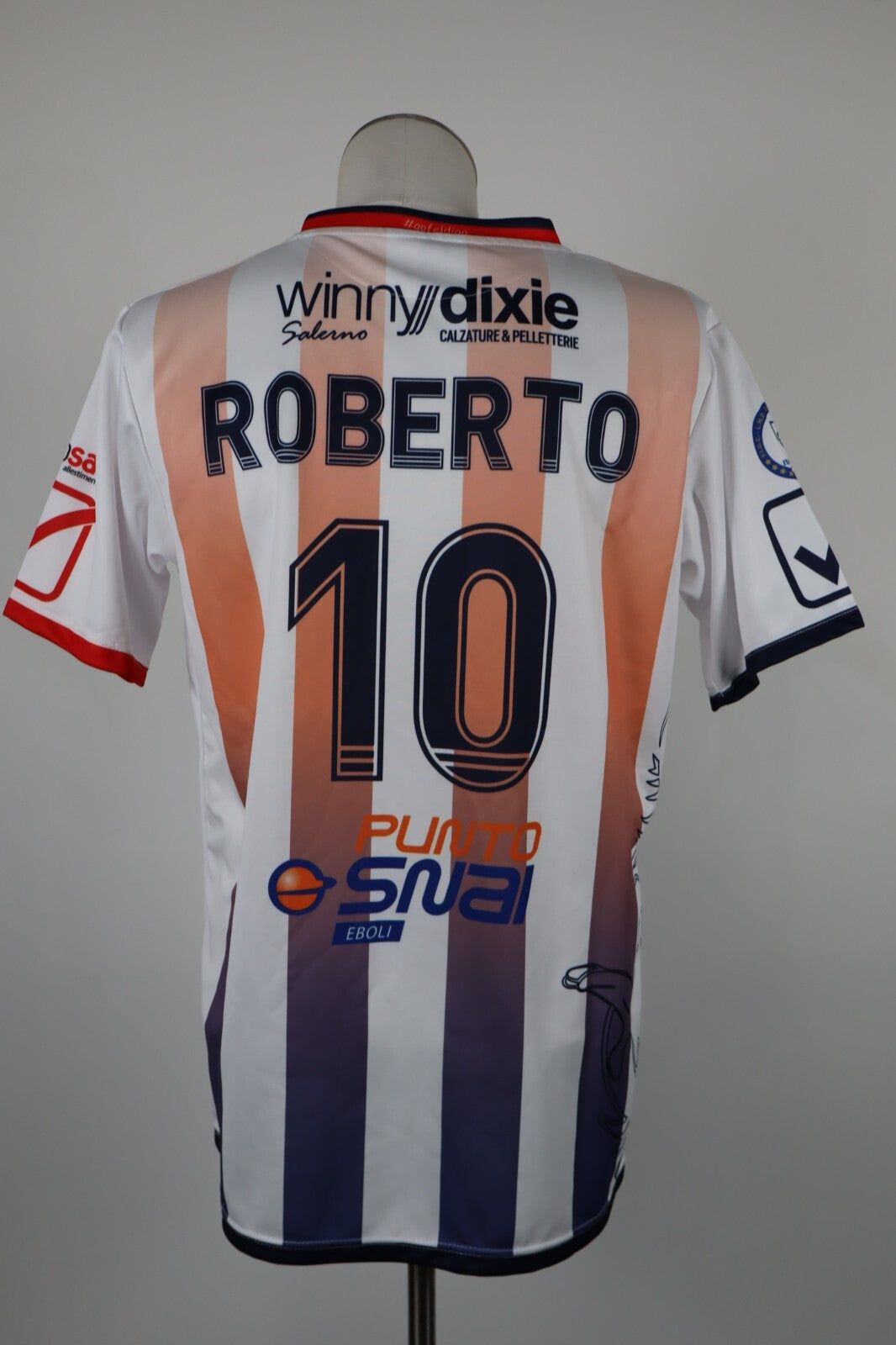 GIVOVA FELDI EBOLI ROBERTO N 10 MAGLIA CALCIO UOMO Tg 48 SOCCER JERSEY VINTAGE