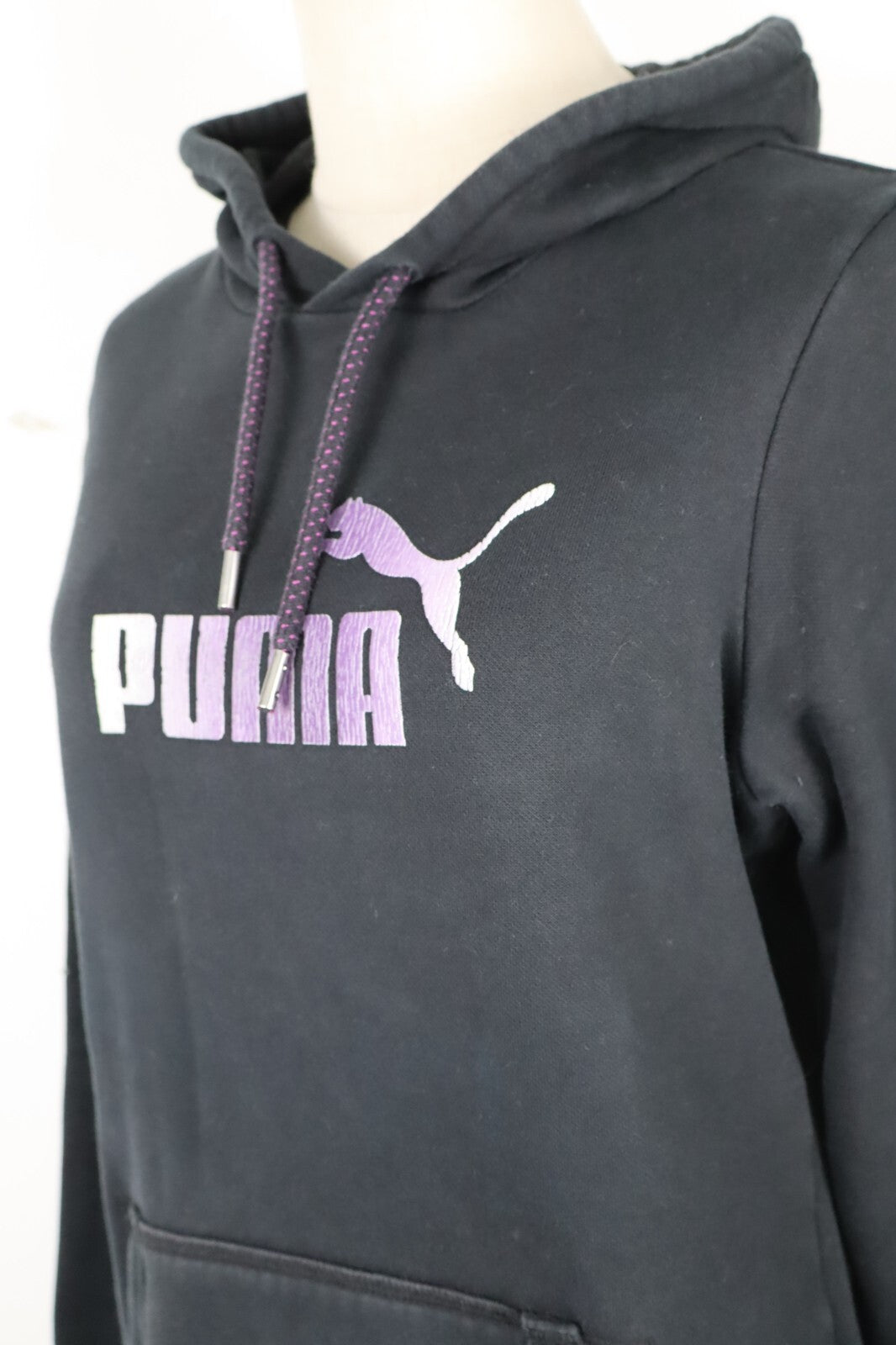 PUMA FELPA CAPPUCCIO DONNA Tg 42 WOMEN CASUAL VINTAGE SPORT SWEATSHIRT