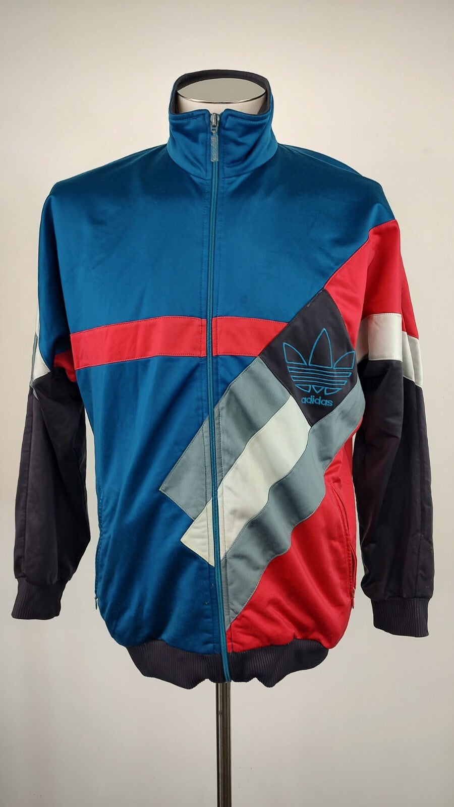 ADIDAS GIACCA SPORTIVA UOMO Tg. 3 MAN VINTAGE CASUAL SPORT JACKET