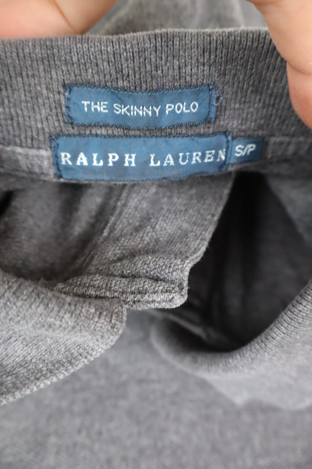 RALPH LAUREN POLO MAGLIA T-SHIRT DONNA COTONE TG S WOMAN CASUAL VINTAGE SKINNY
