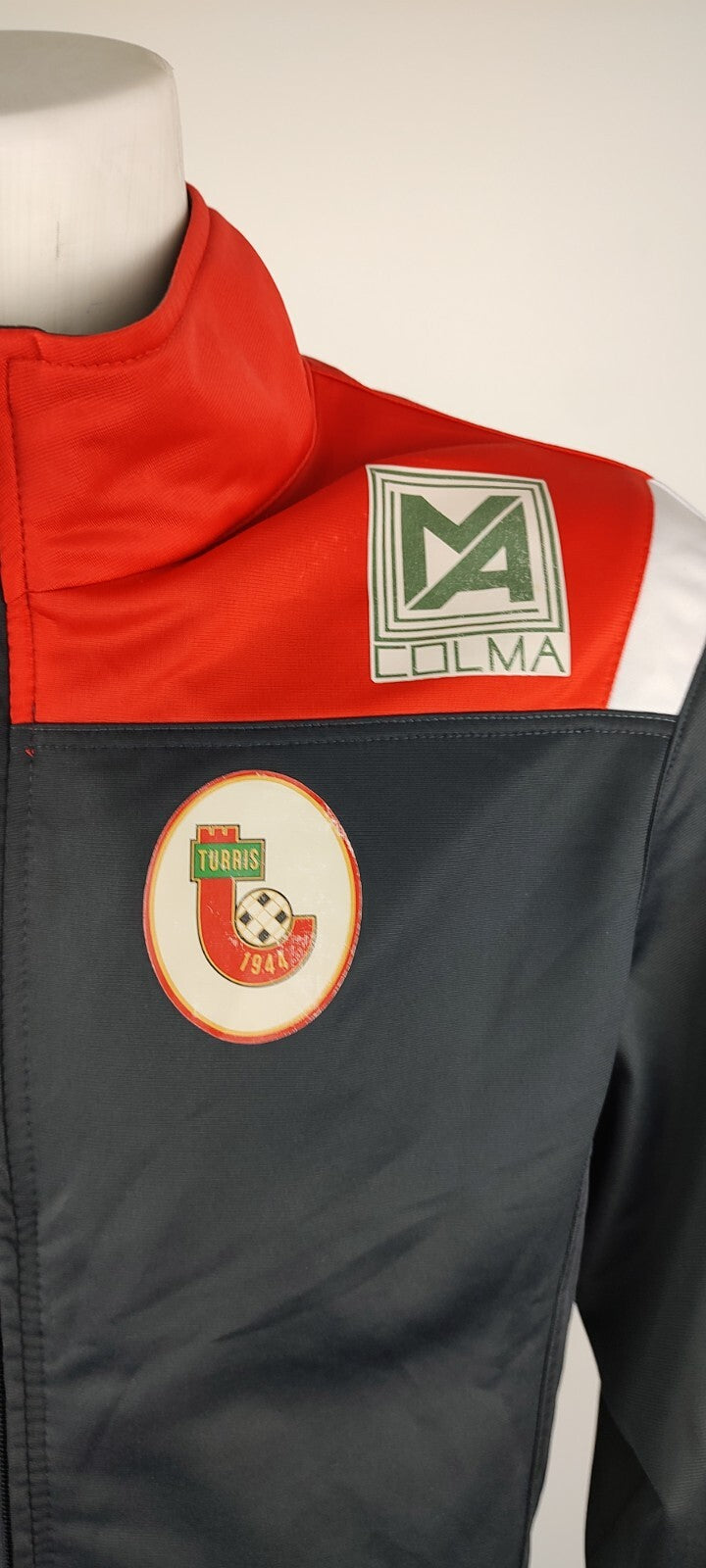 ZEUS TURRIS TUTA COMPLETA CALCIO UOMO Tg L TRACKSUIT SPORT VINTAGE