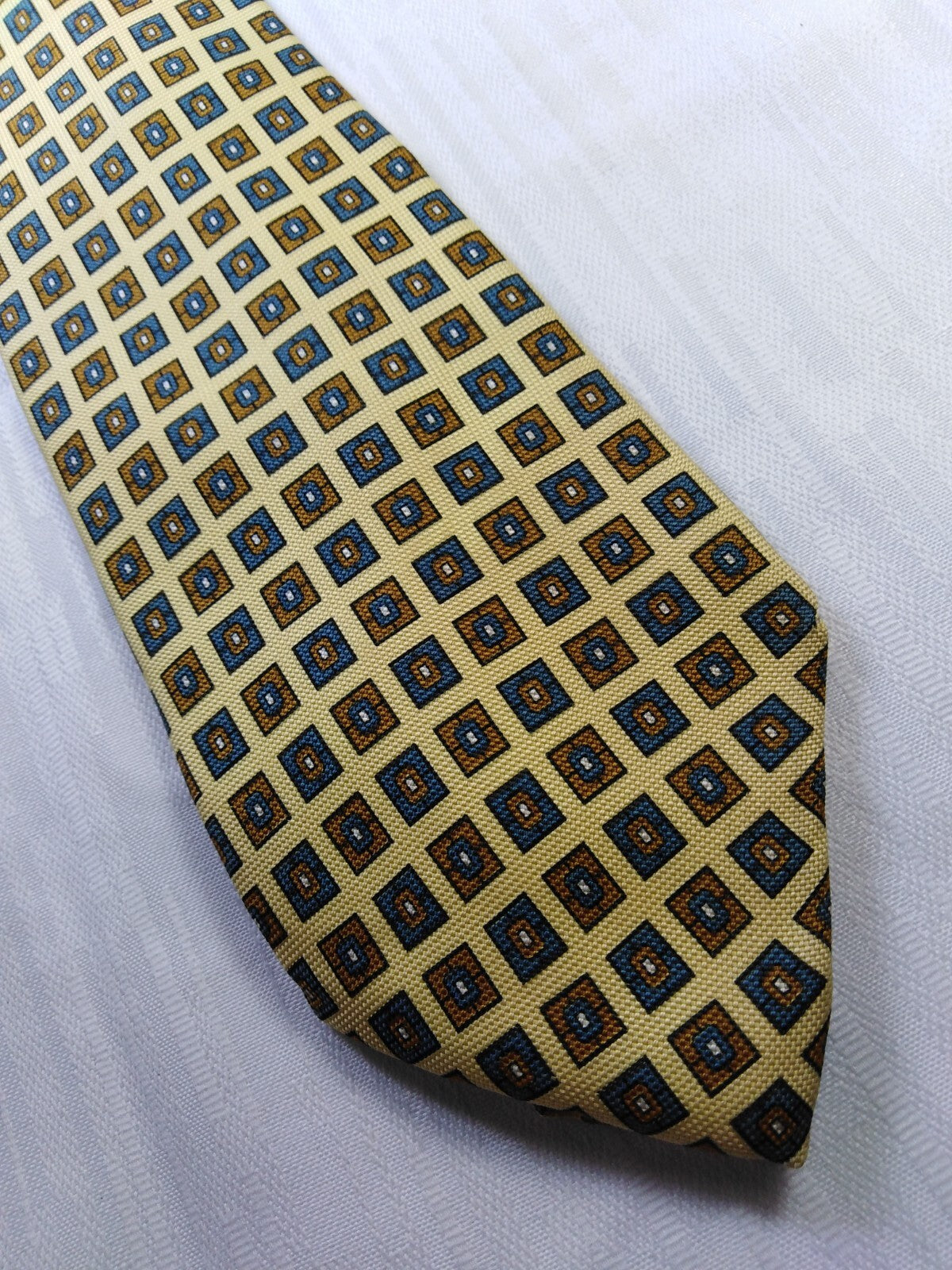 CRAVATTERIA DEL CORSO  SILK TIE SETA CRAVATTA NECKTIE ITALY SELF TIPPED