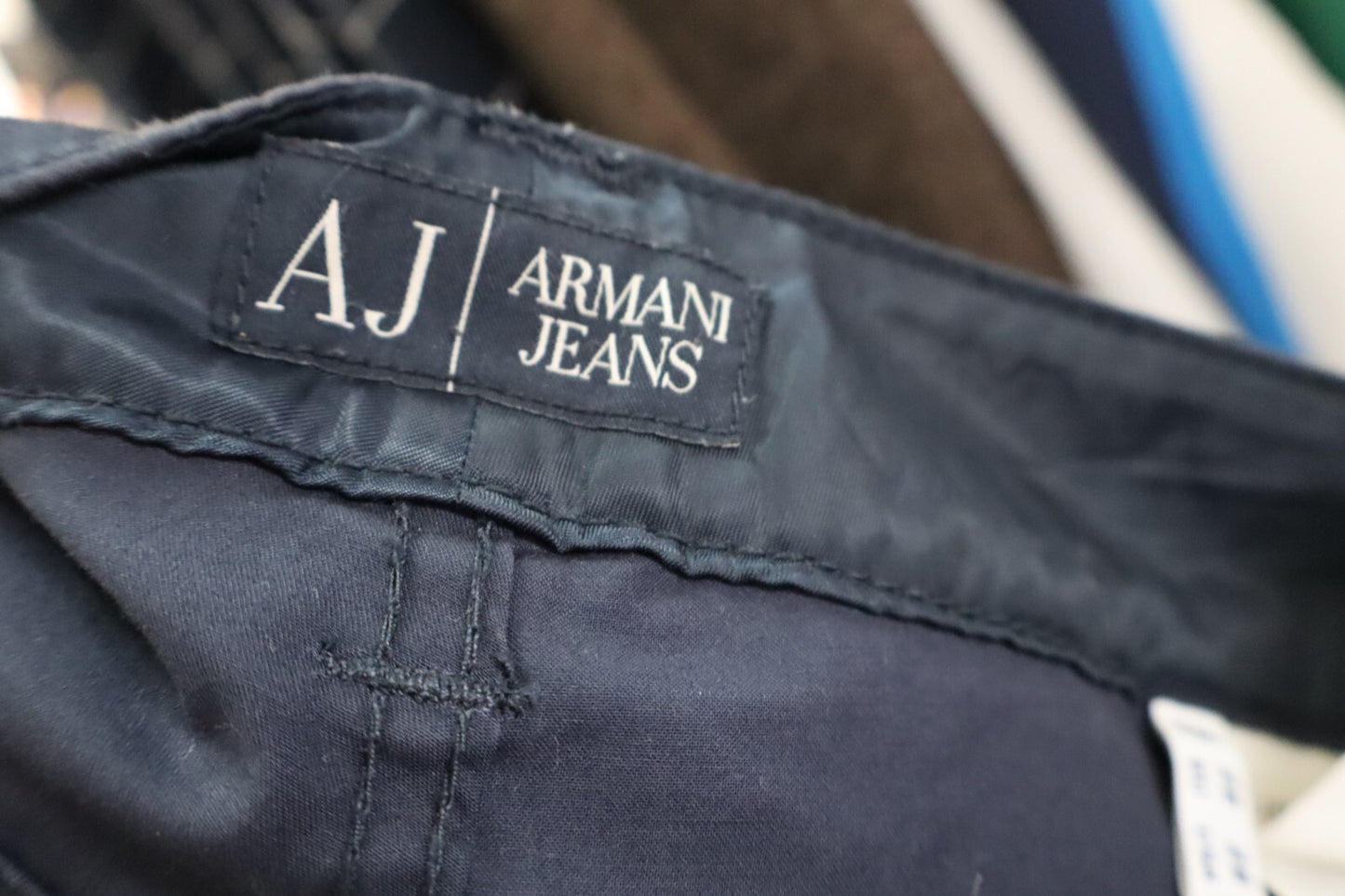 AJ ARMANI JEANS PANTALONI DONNA TG 28 WOMEN PANTS COTONE COTTON CASUAL VINTAGE