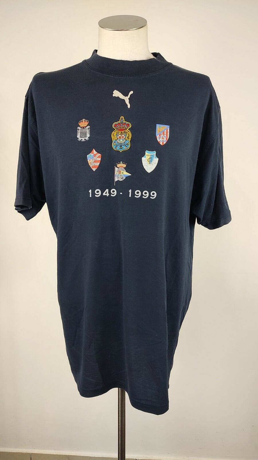 PUMA MAGLIA CALCIO UOMO TG XL MAN T-SHIRT CASUAL VINTAGE SQUADRE SPAGNOLE