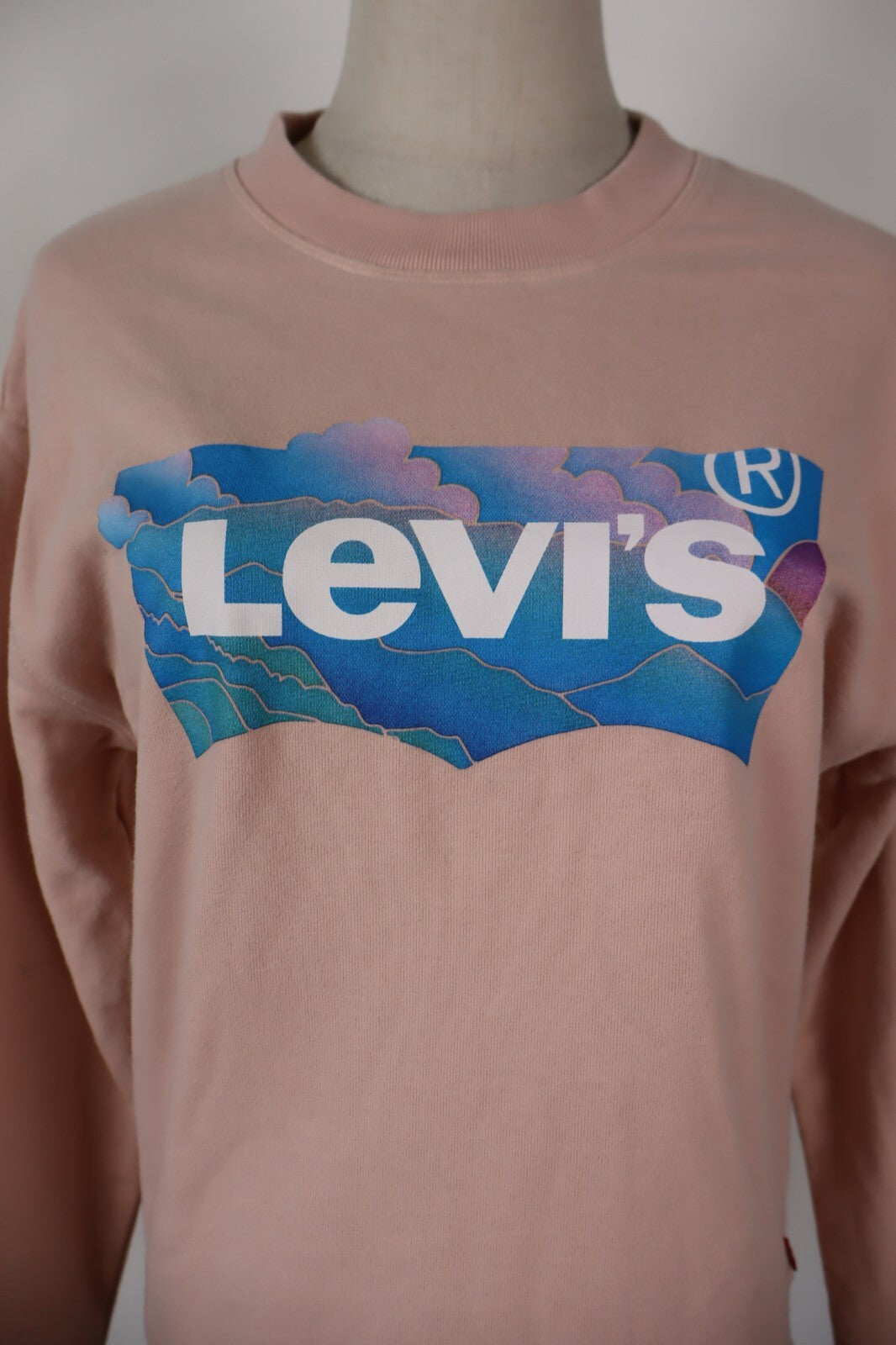 LEVI'S FELPA MAGLIA DONNA Tg 2XS WOMAN CASUAL VINTAGE SPORT SWEATSHIRT