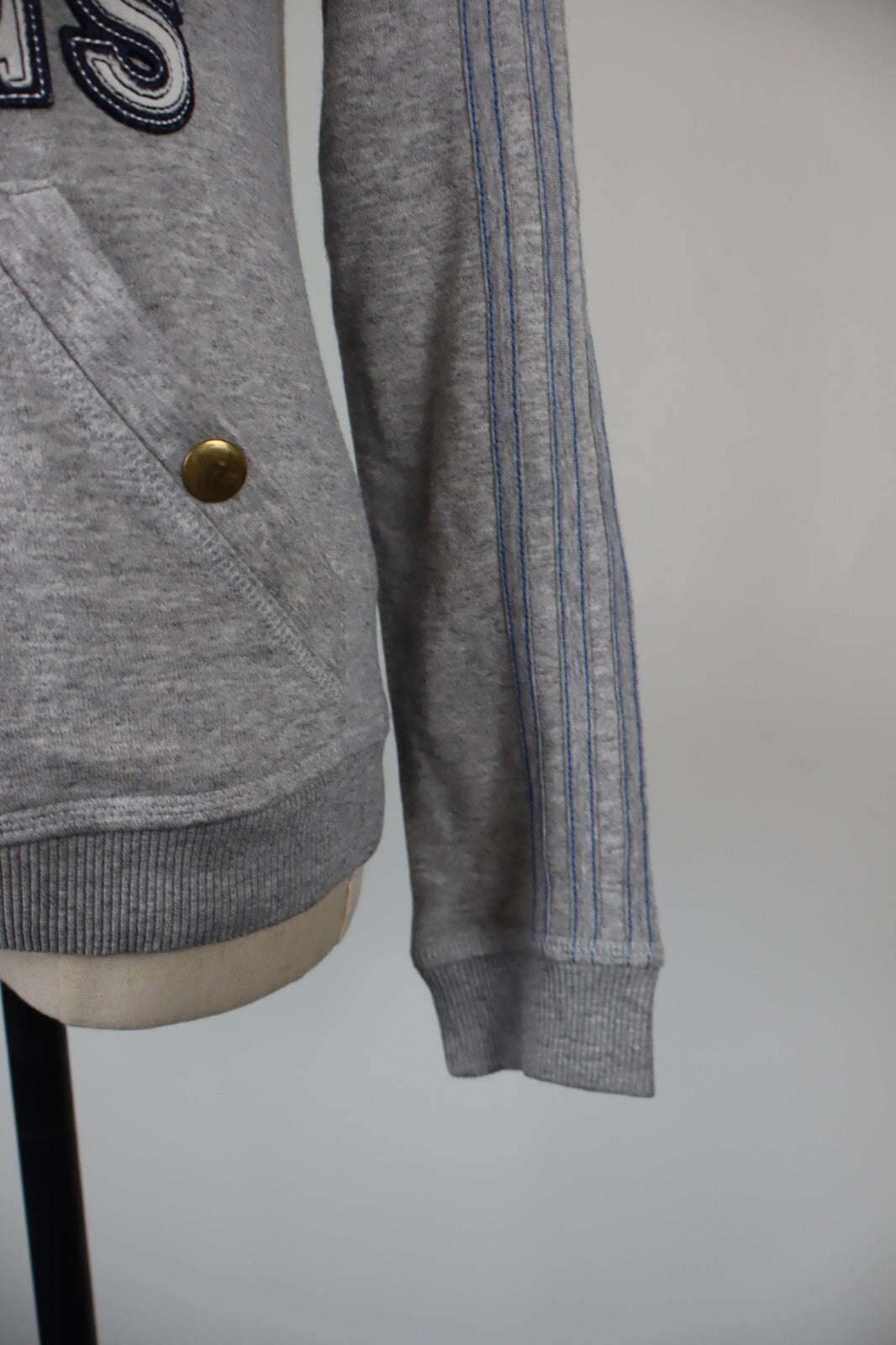 ADIDAS FELPA CAPPUCCIO DONNA Tg 40 WOMEN CASUAL VINTAGE SPORT SWEATSHIRT
