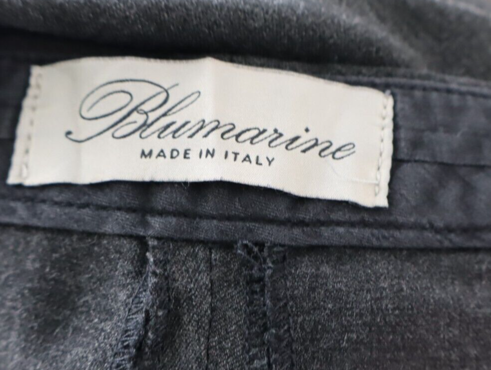 BLUMARINE PANTALONE CASUAL DONNA TG 40 WOMAN VINTAGE PANTS LANA SPANDEX