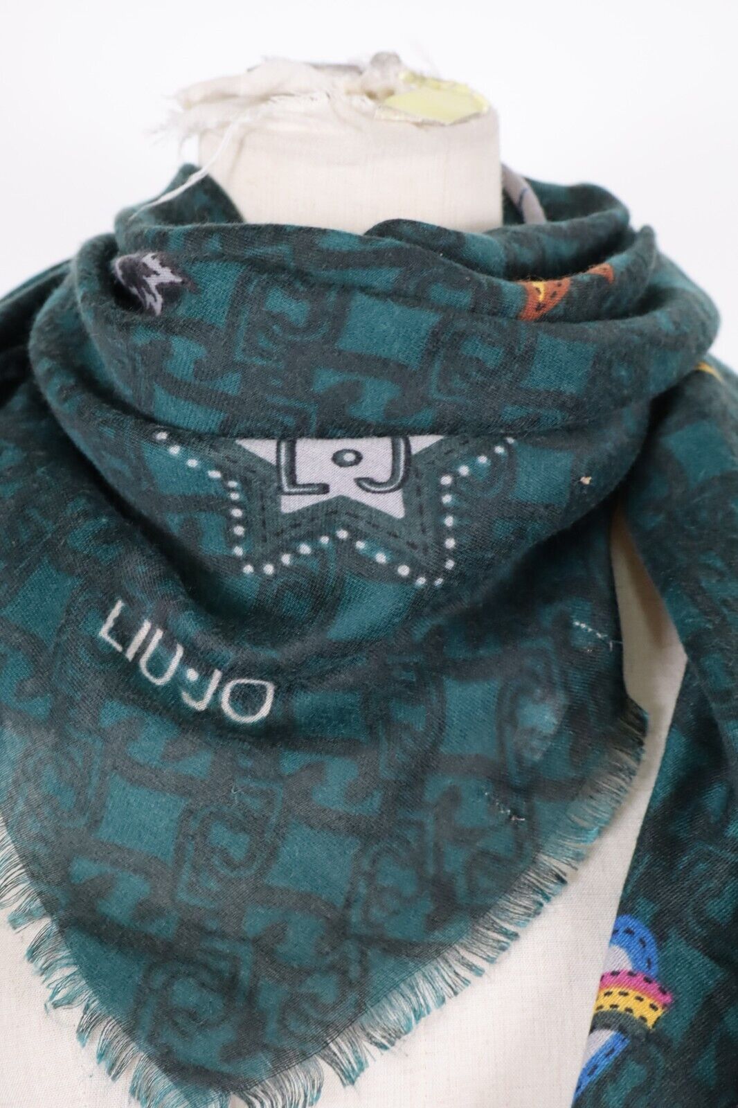 LIU JO SCIARPA UOMO DONNA UNISEX WOMAN MAN VINTAGE CASUAL SCARF