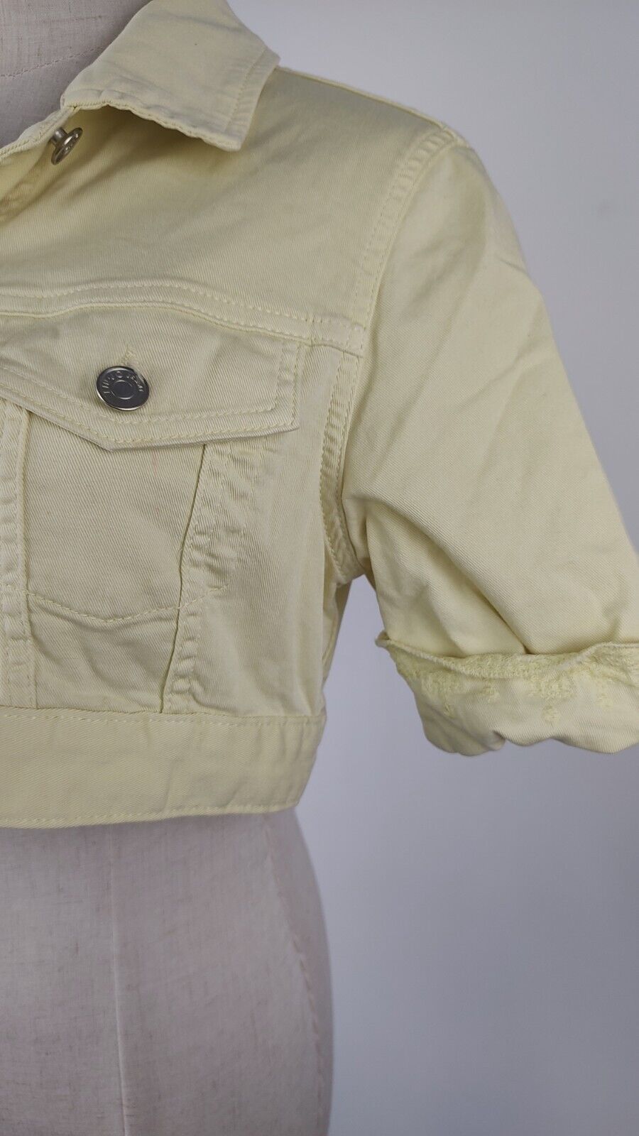 LIU JO GIACCA DONNA COTONE Tg S WOMAN CASUAL VINTAGE JACKET COTTON DENIM