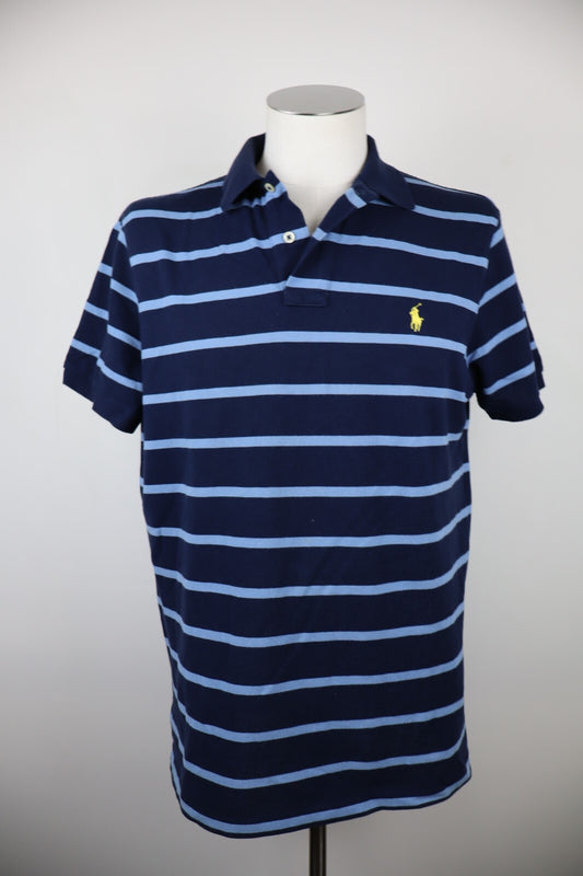 RALPH LAUREN POLO MAGLIA UOMO L MAN CASUAL VINTAGE T-SHIRT COTONE COTTON LOGO