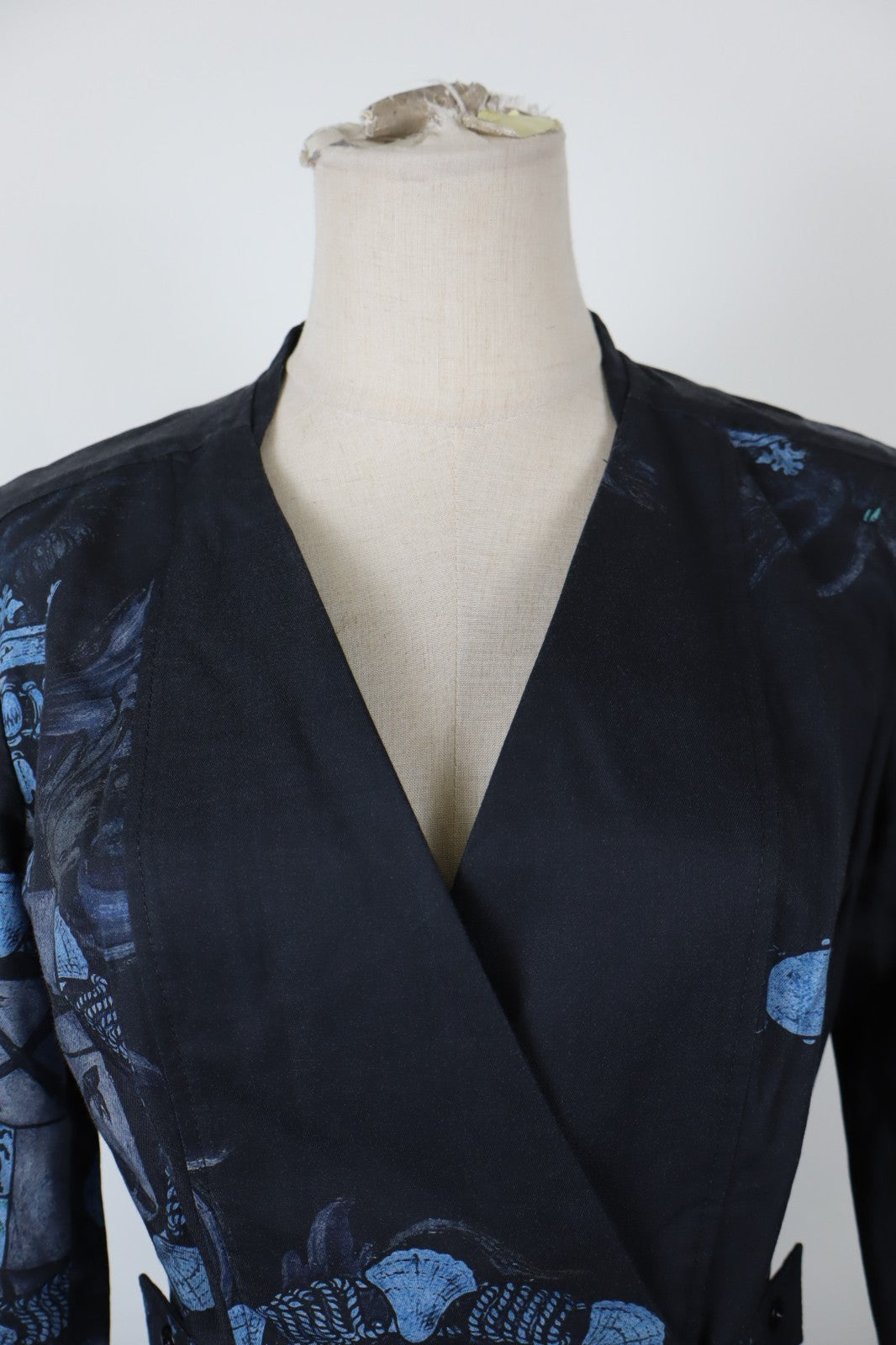 G-STAR RAW VESTITO ABITO DONNA TG. S WOMAN VINTAGE DRESS COTONE A PORTAFOGLIO