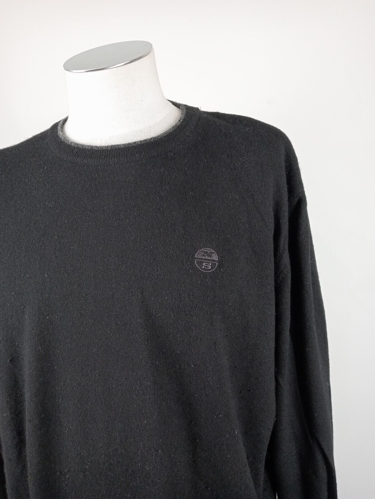 NORTH SAILS MAGLIONE LANA COTONE VINTAGE UOMO Tg. L MAN SWEATER CASUAL