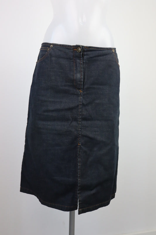 HENRY COTTON'S JEANS GONNA DENIM DONNA WOMAN SKIRT Tg. 48 CASUAL VINTAGE COTONE