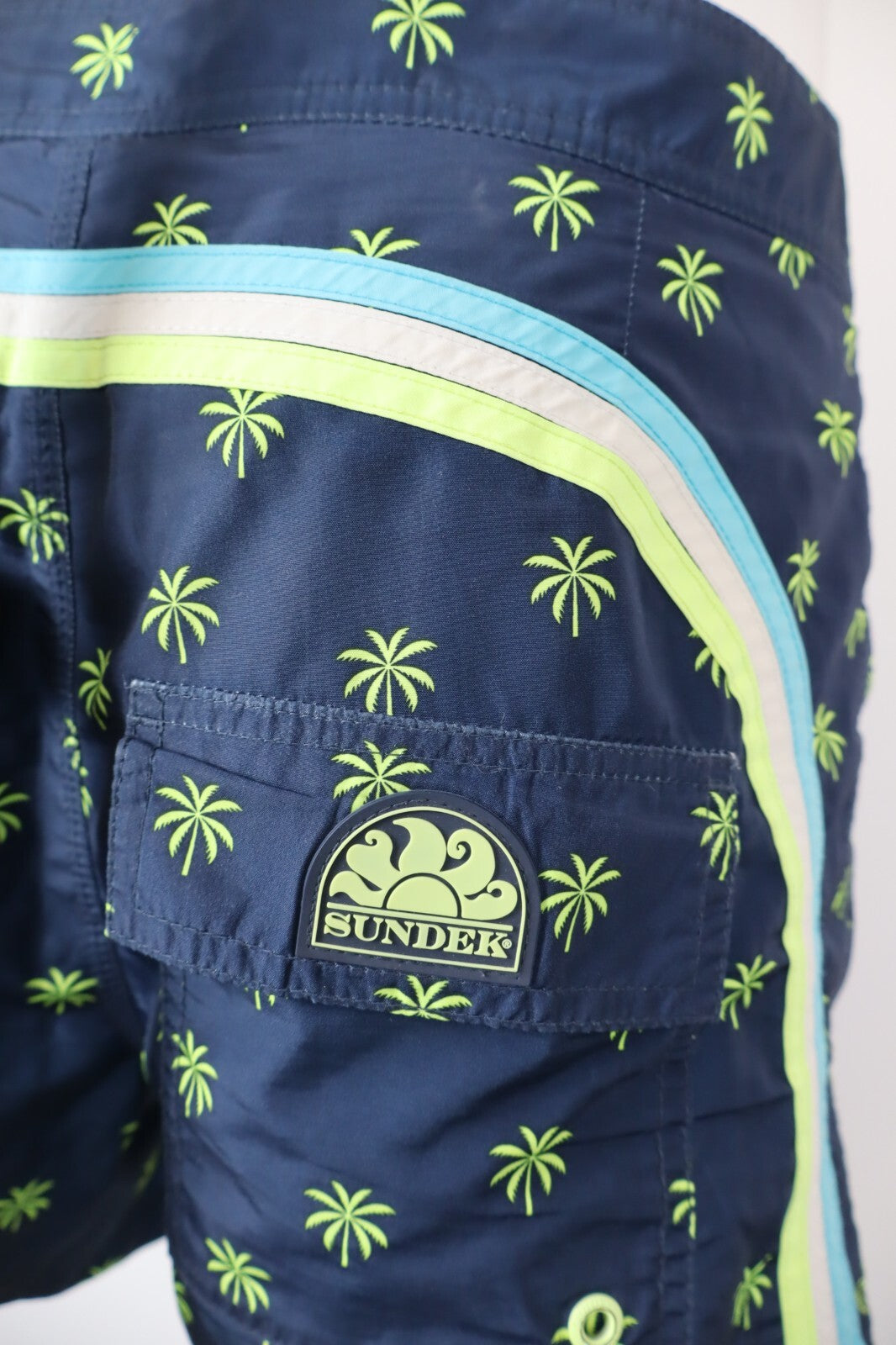 SUNDEK COSTUME PANTALONCINO MARE UOMO TG 31 MEN SWIMSUIT VINTAGE CASUAL